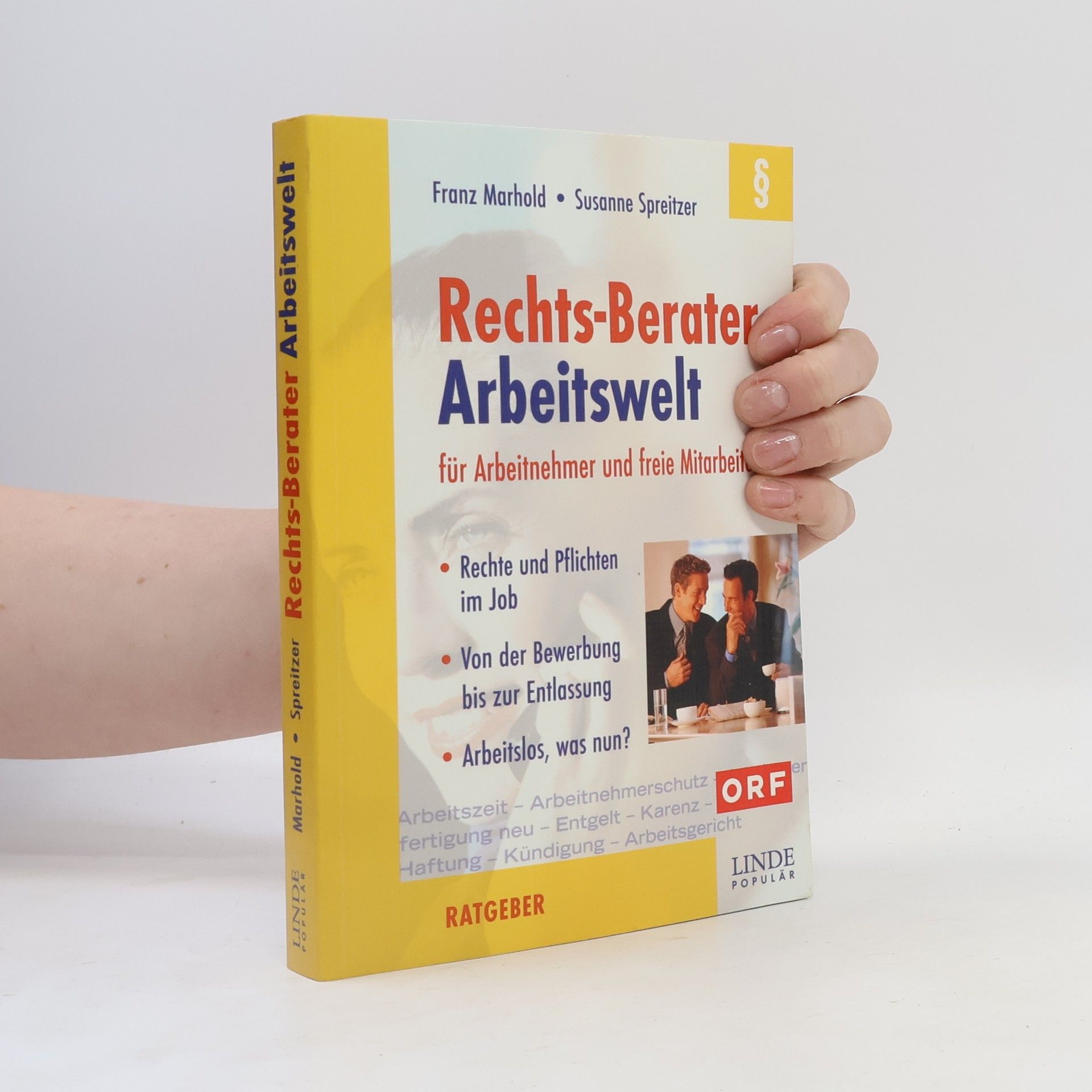 Franz Marhold Rechts-Berater Arbeitswelt