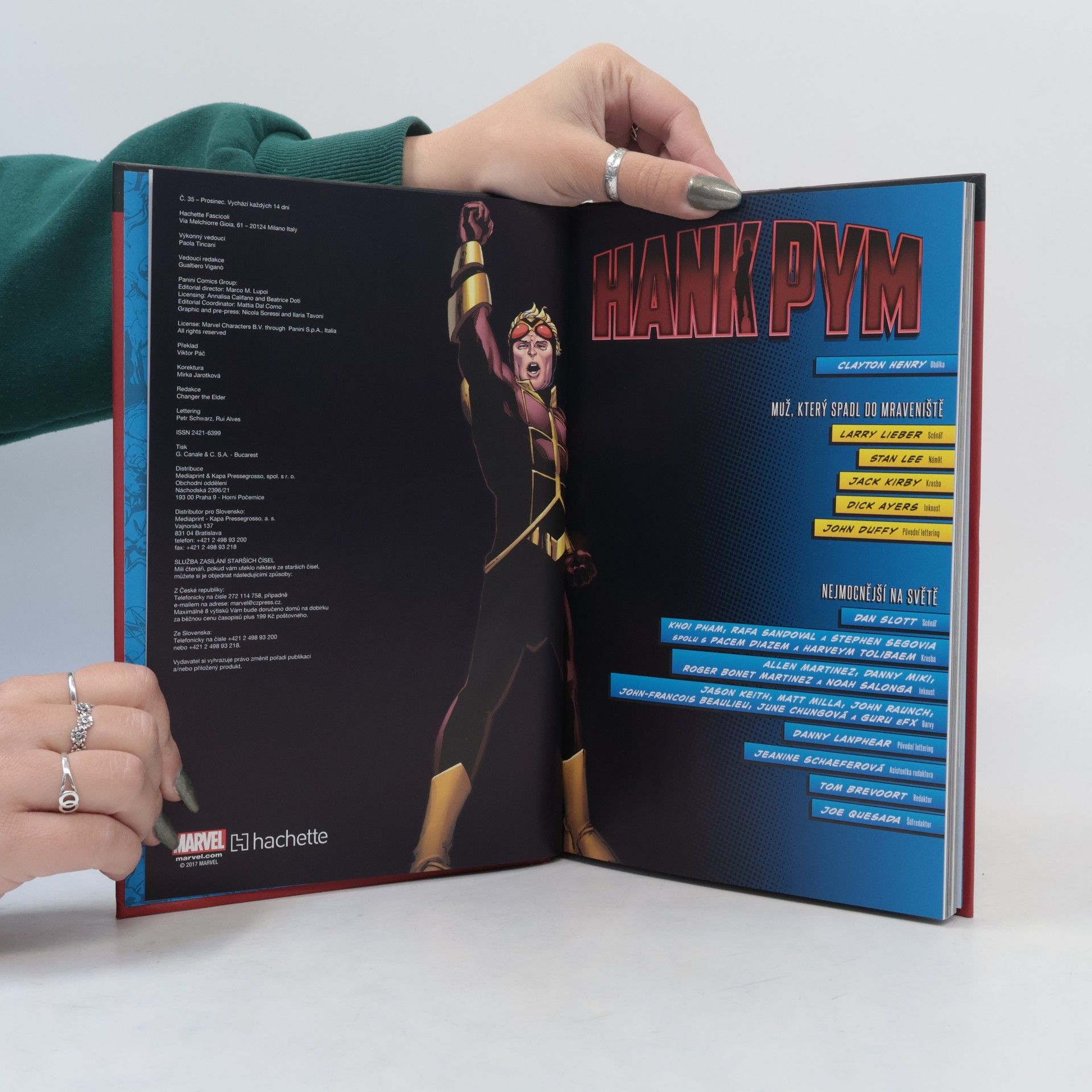 Collectif d'auteurs Nejmocnější hrdinové Marvelu 35. Hank Pym