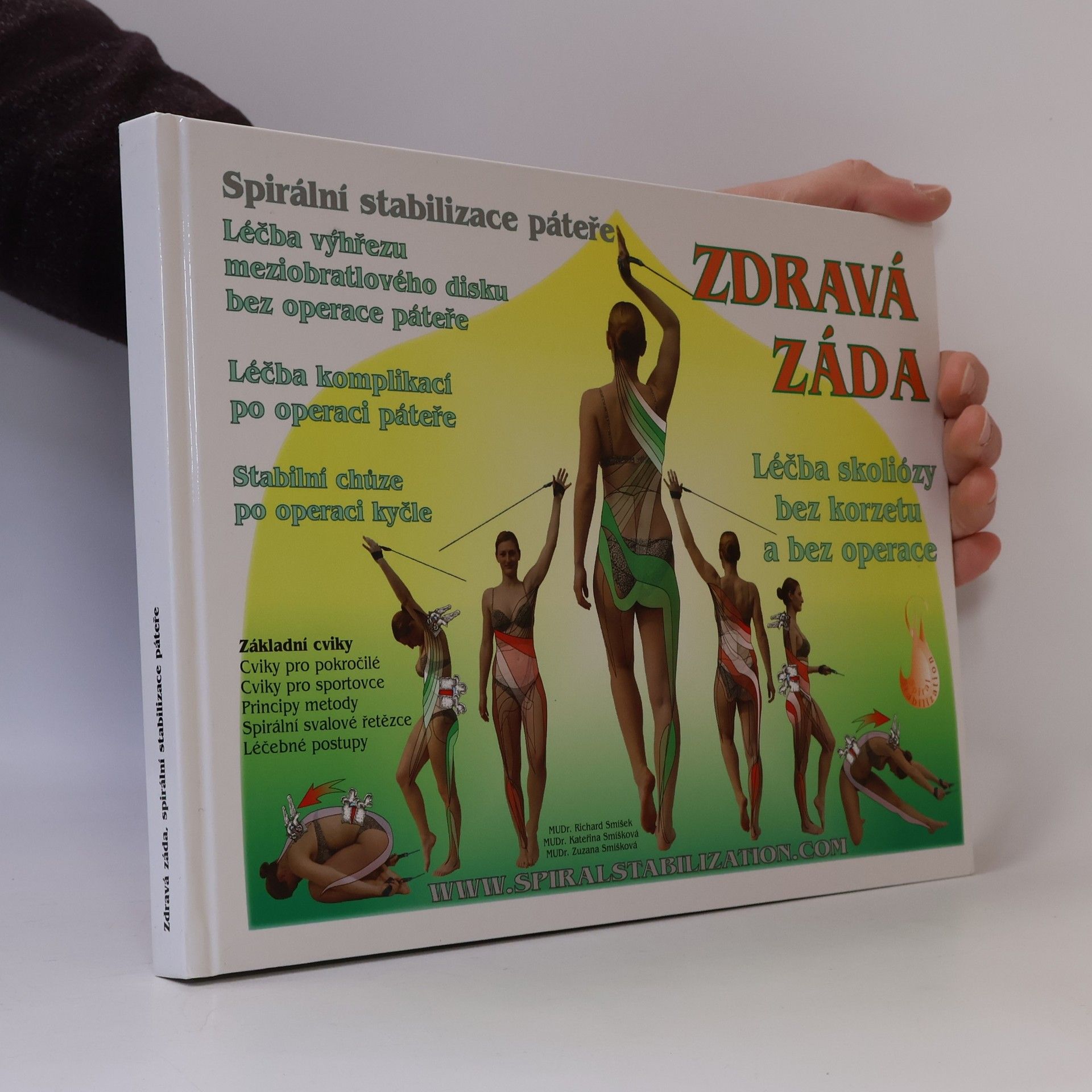 Zdravá záda. Spirální stabilizace páteře. Léčba a prevence bolestí zad