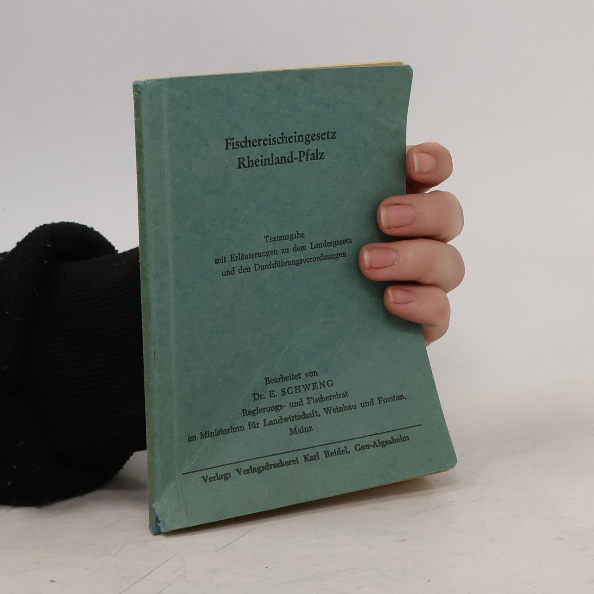 E. Schweng Fischereischeingesetz Rheinland-Pfalz