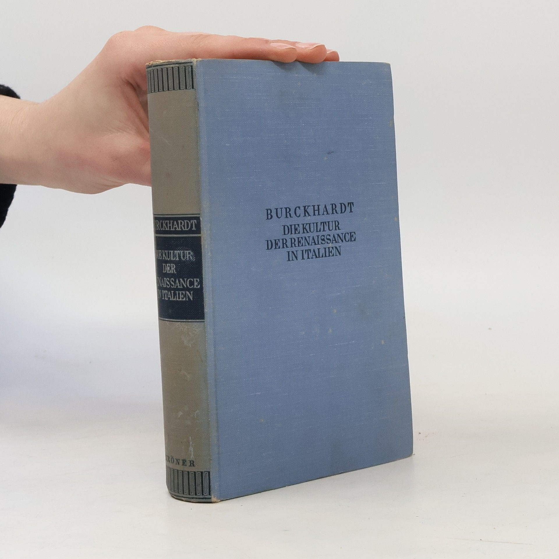 Jacob Christoph Burckhardt Die Kultur der Renaissance in Italien