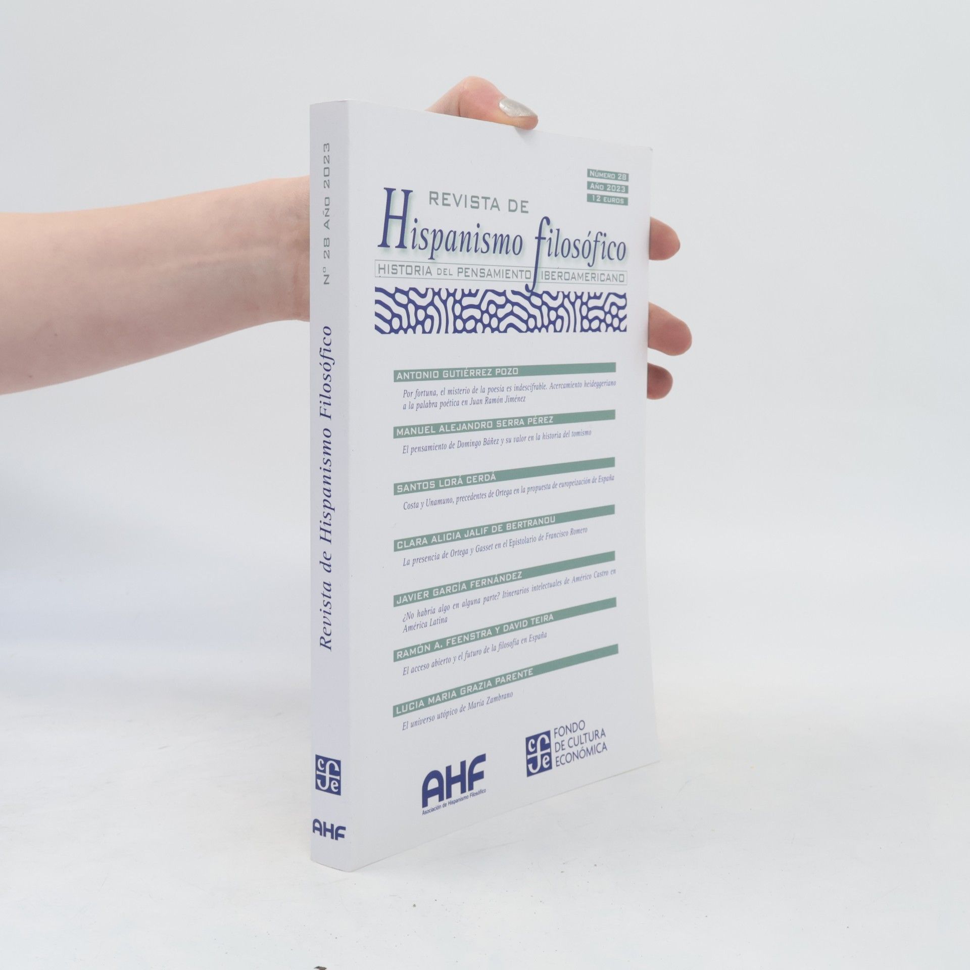 Collectif d'auteurs Revista de Hispanismo Filosófico 28