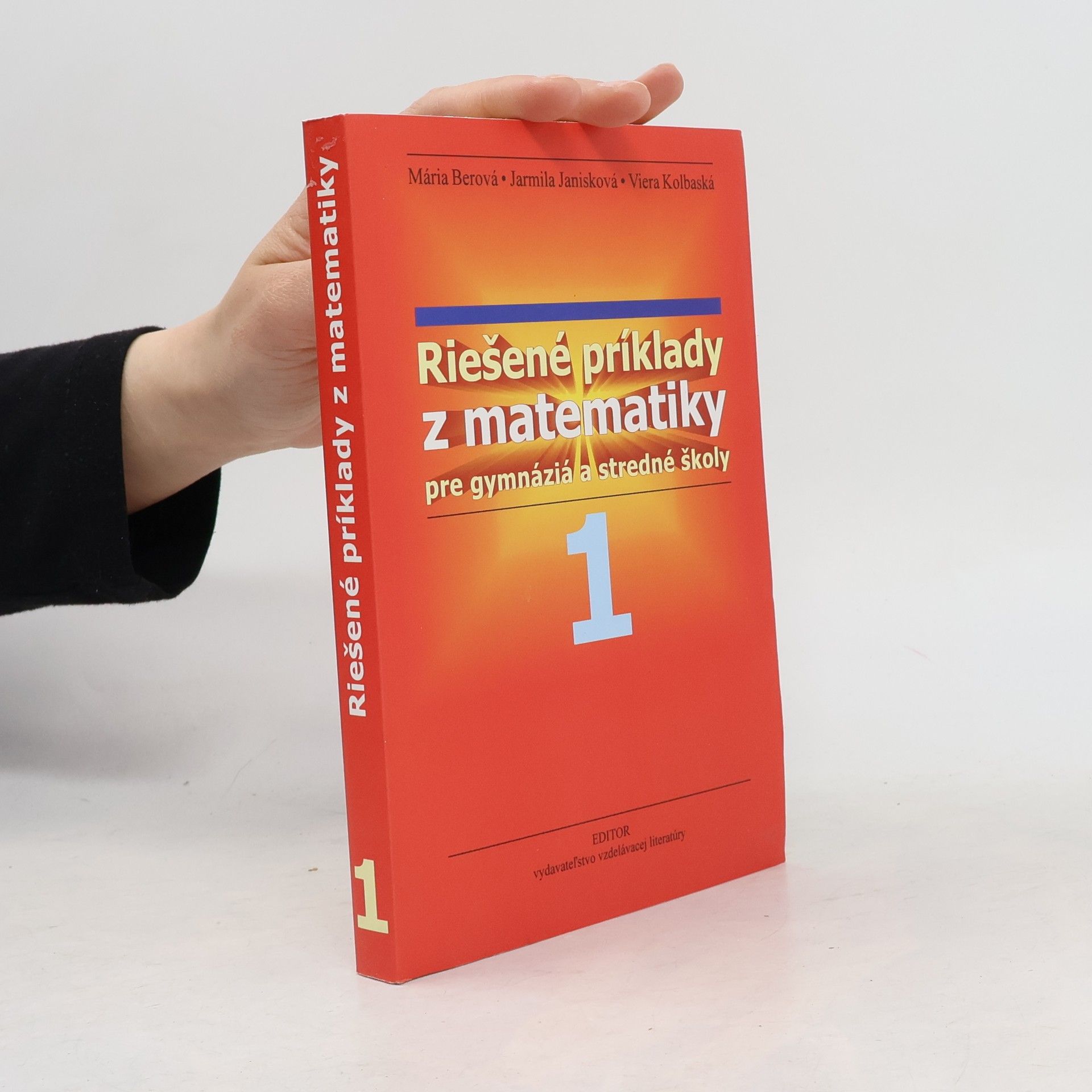 Jarmila Janisková Riešené príklady z matematiky 1