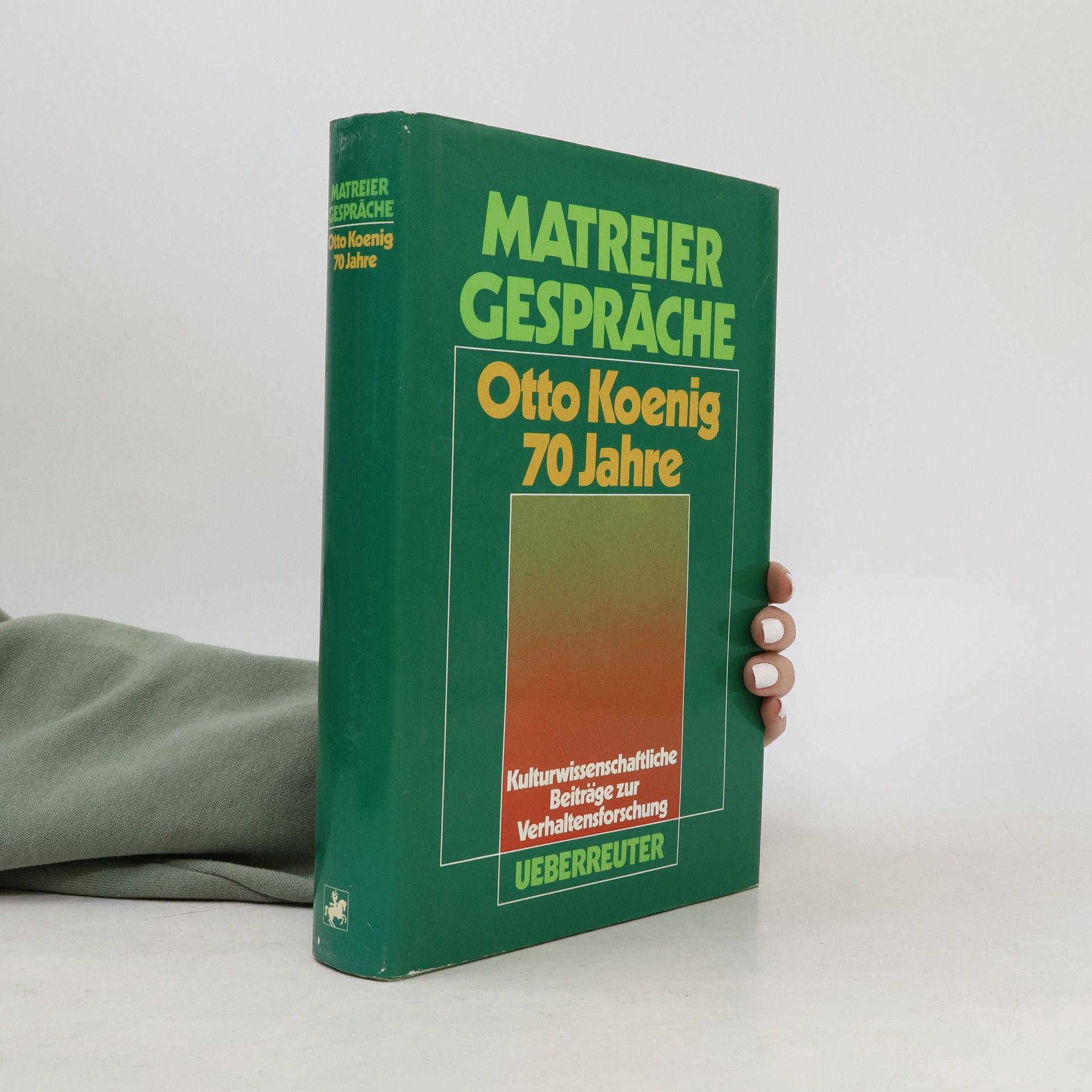 Otto Koenig Matreier Gespräche: Otto Koenig, 70 Jahre