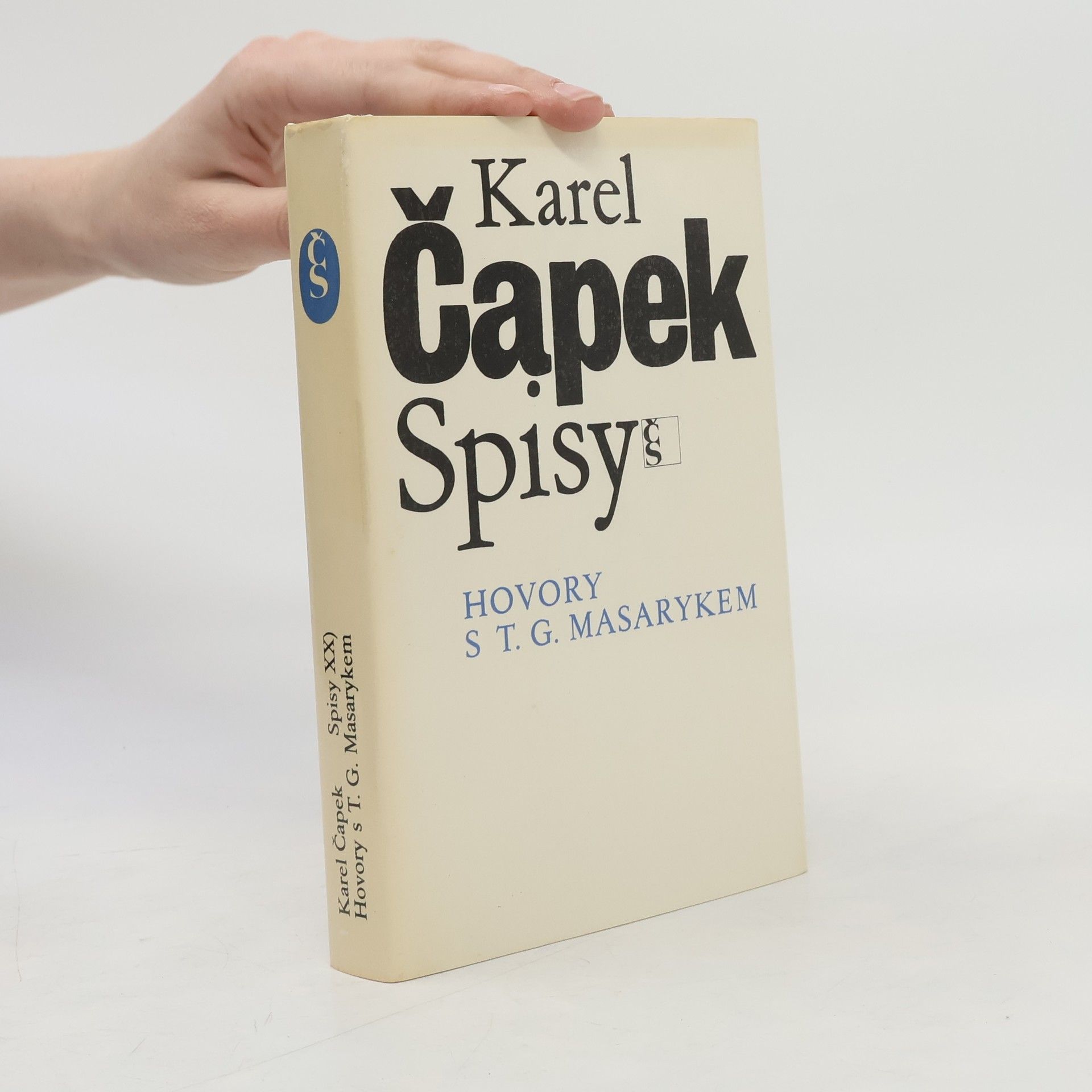 Karel Čapek Hovory s T. G. Masarykem