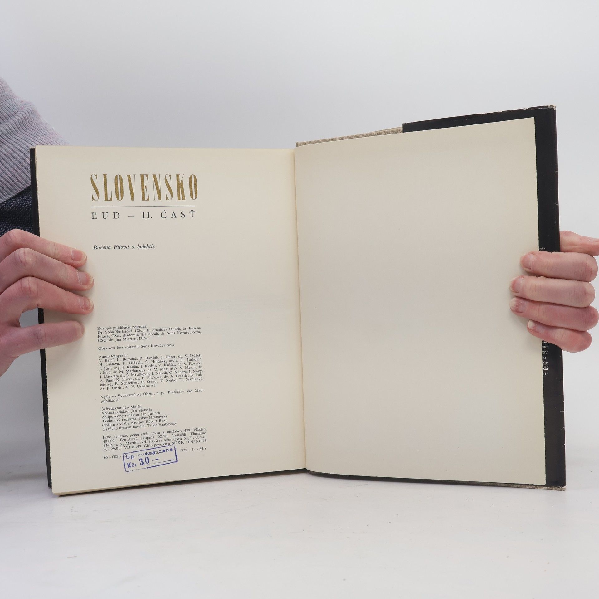 Autorenkollektiv Slovensko. Ľud - II. časť