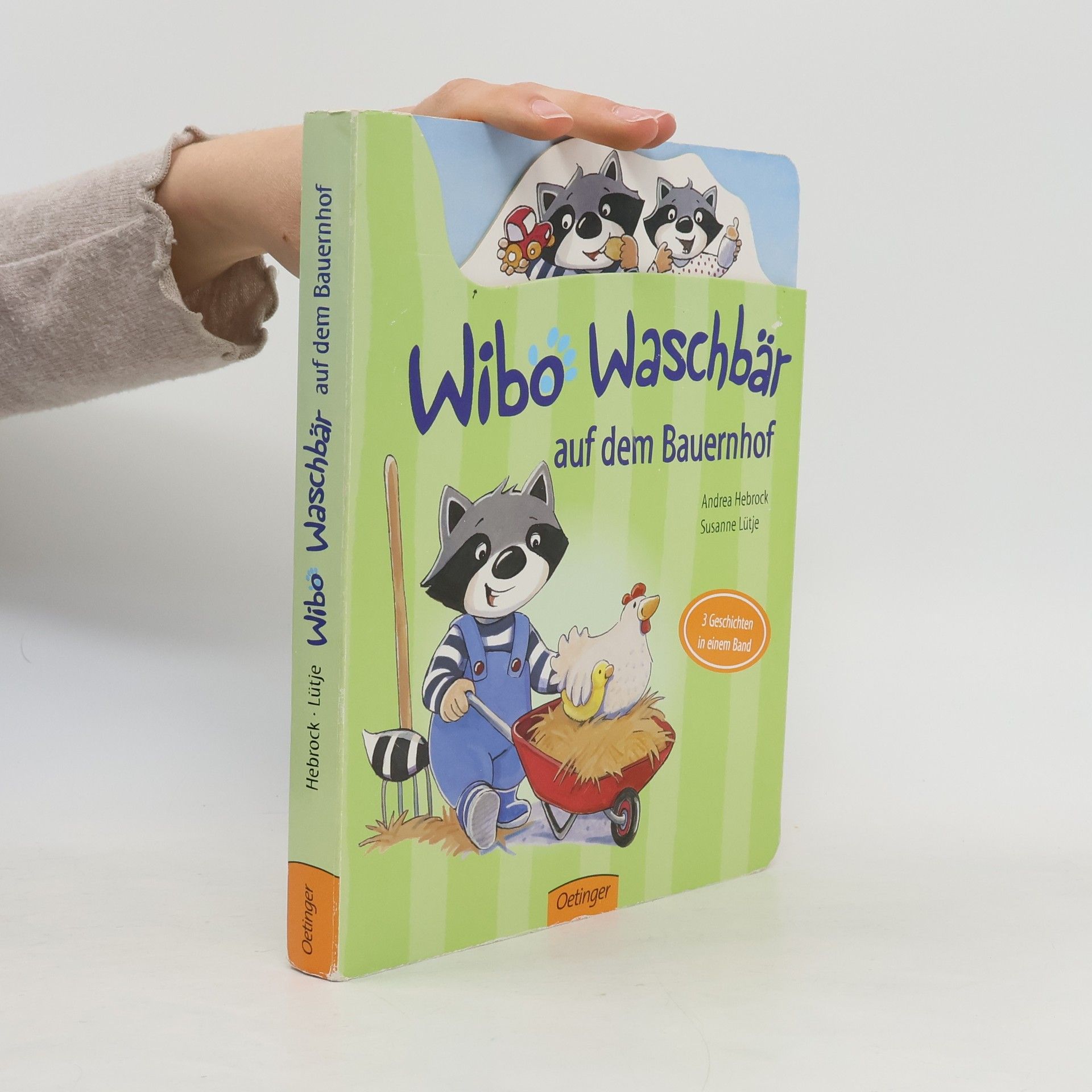 Susanne Lütje Wibo Waschbär auf dem Bauernhof