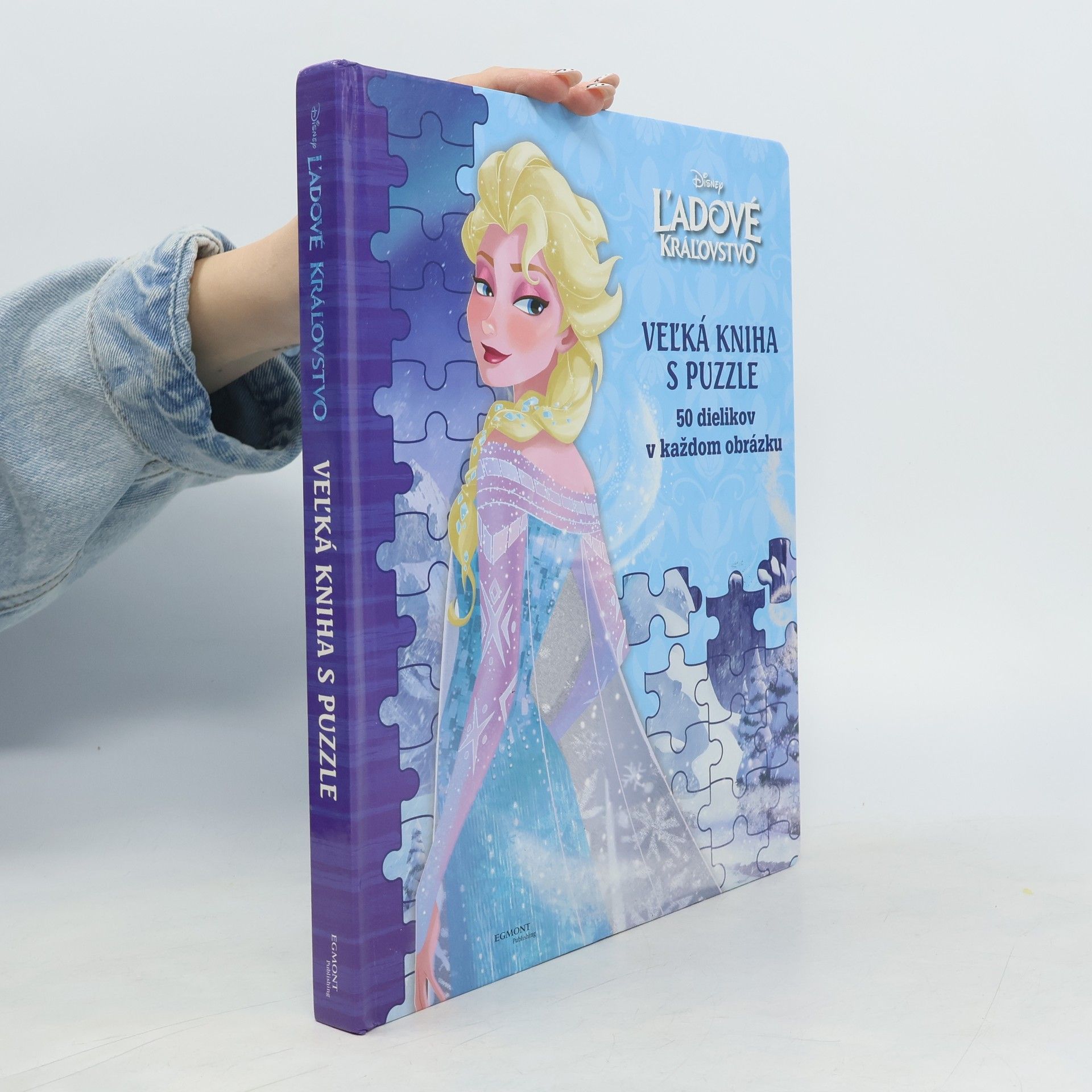 Kolektív autorov Ľadové kráľovstvo : velká kniha s puzzle