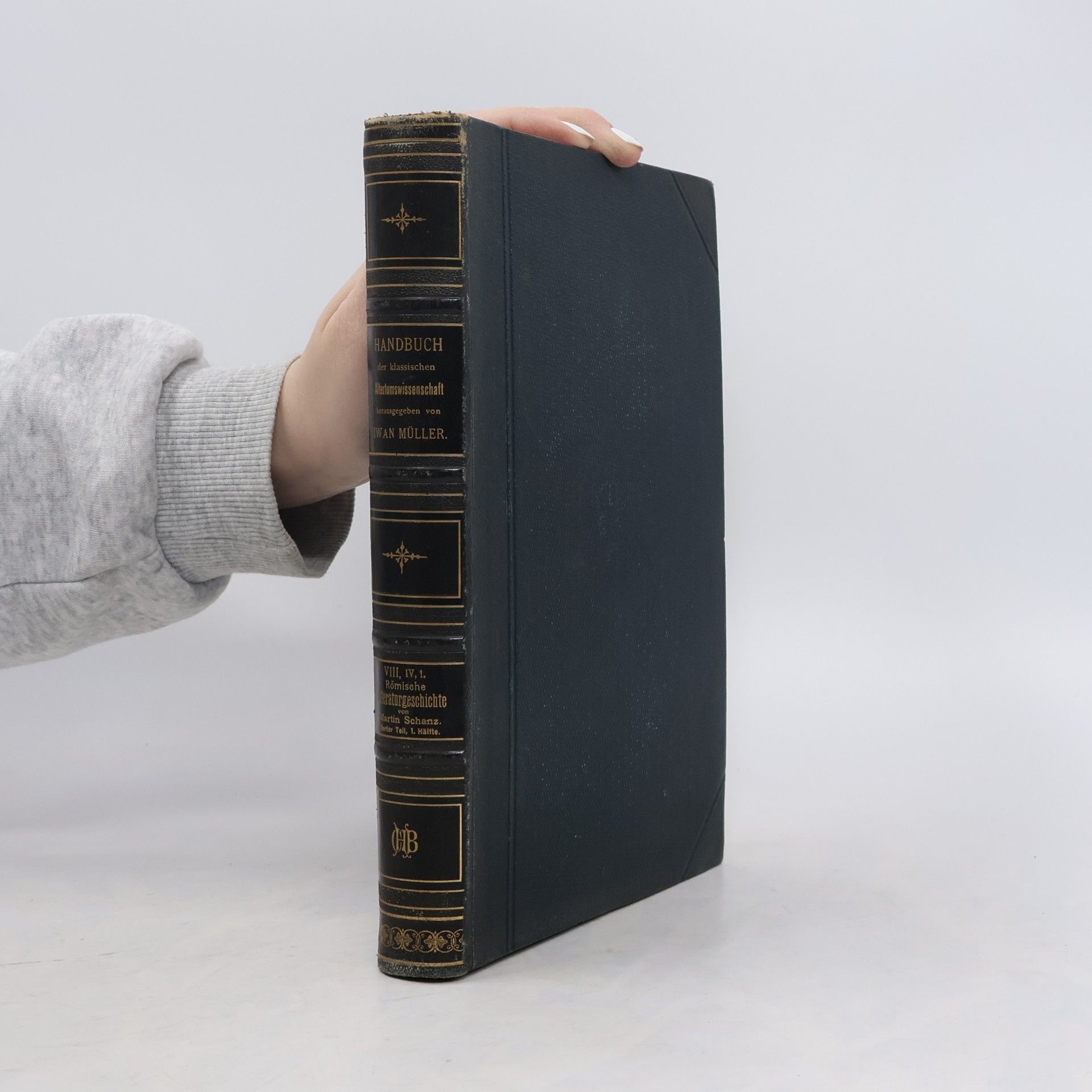 Martin Schanz Handbuch der klassischen Altertums-Wissenschaft