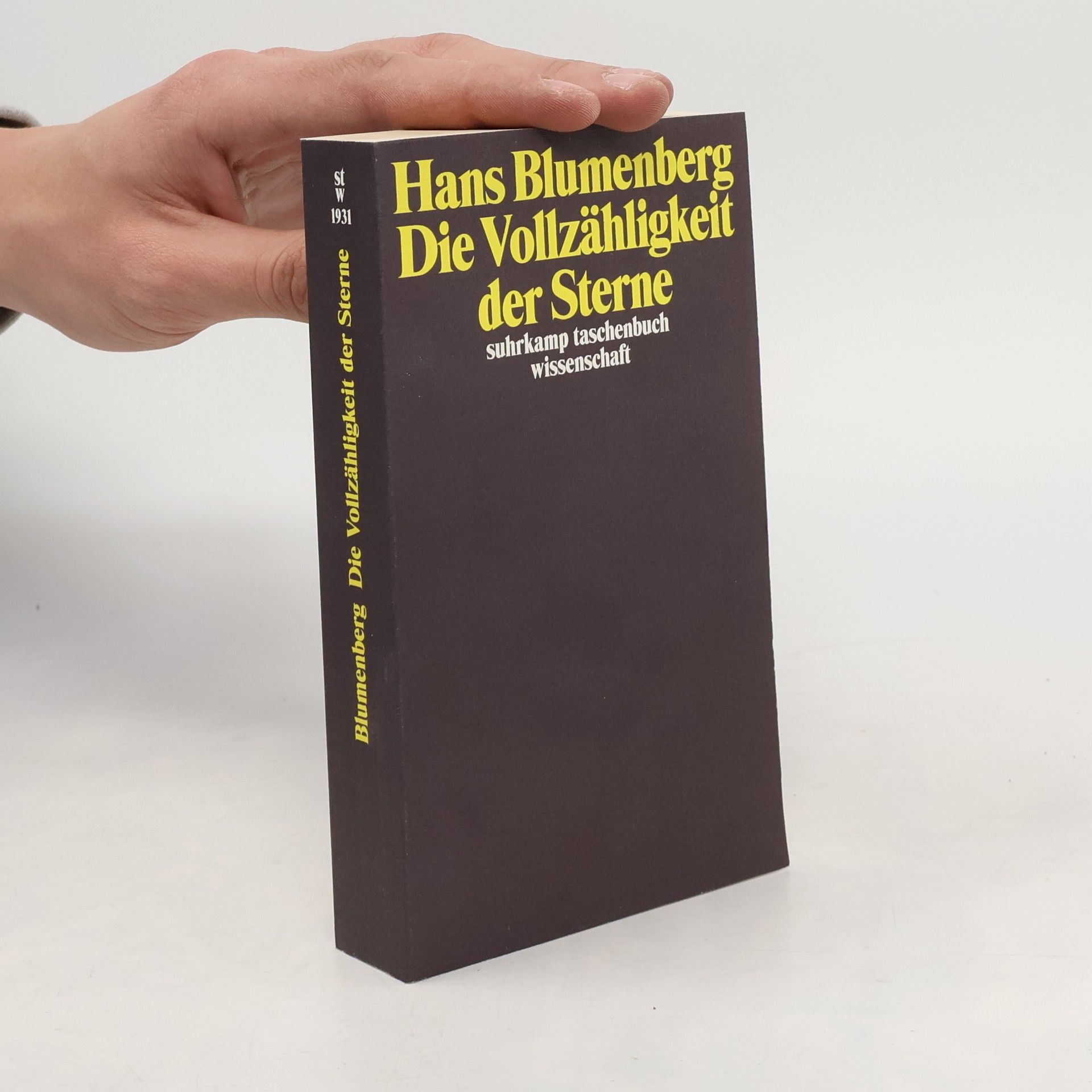 Hans Blumenberg Die Vollzähligkeit der Sterne