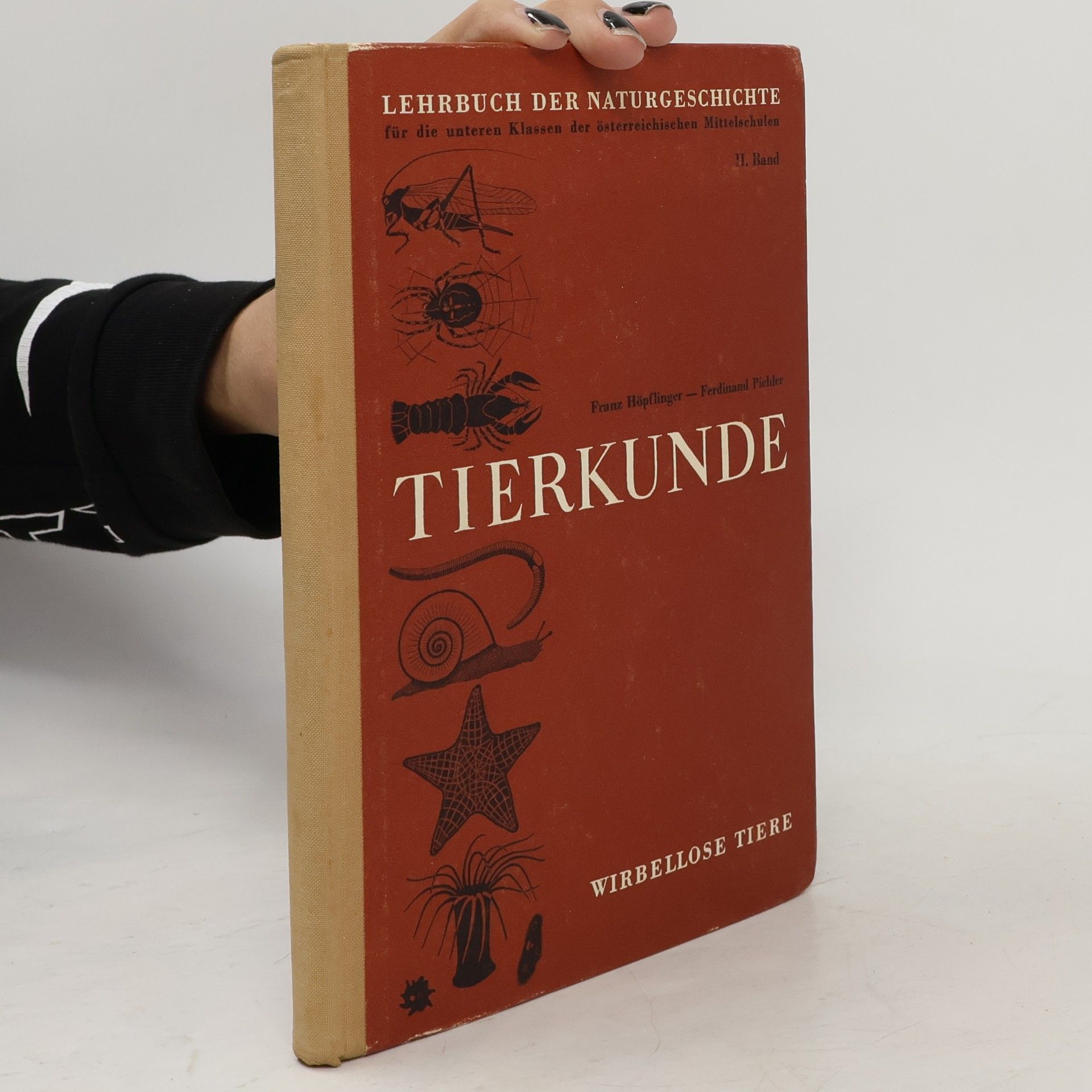 Ferdinand Pichler Tierkunde. Wirbellose Tiere