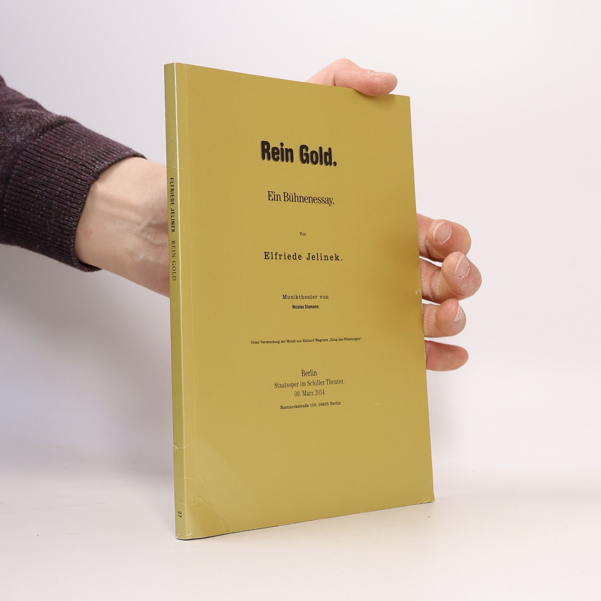Elfriede Jelinek Rein Gold