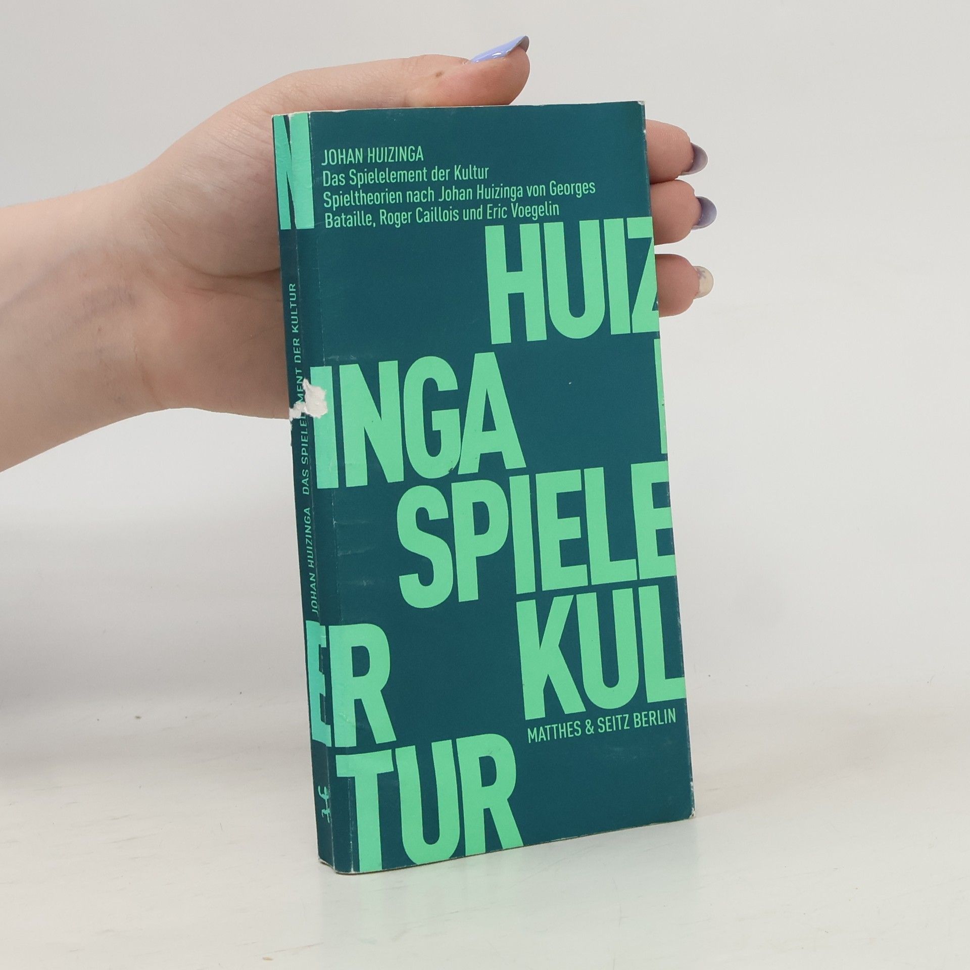 Johan Huizinga Das Spielelement der Kultur