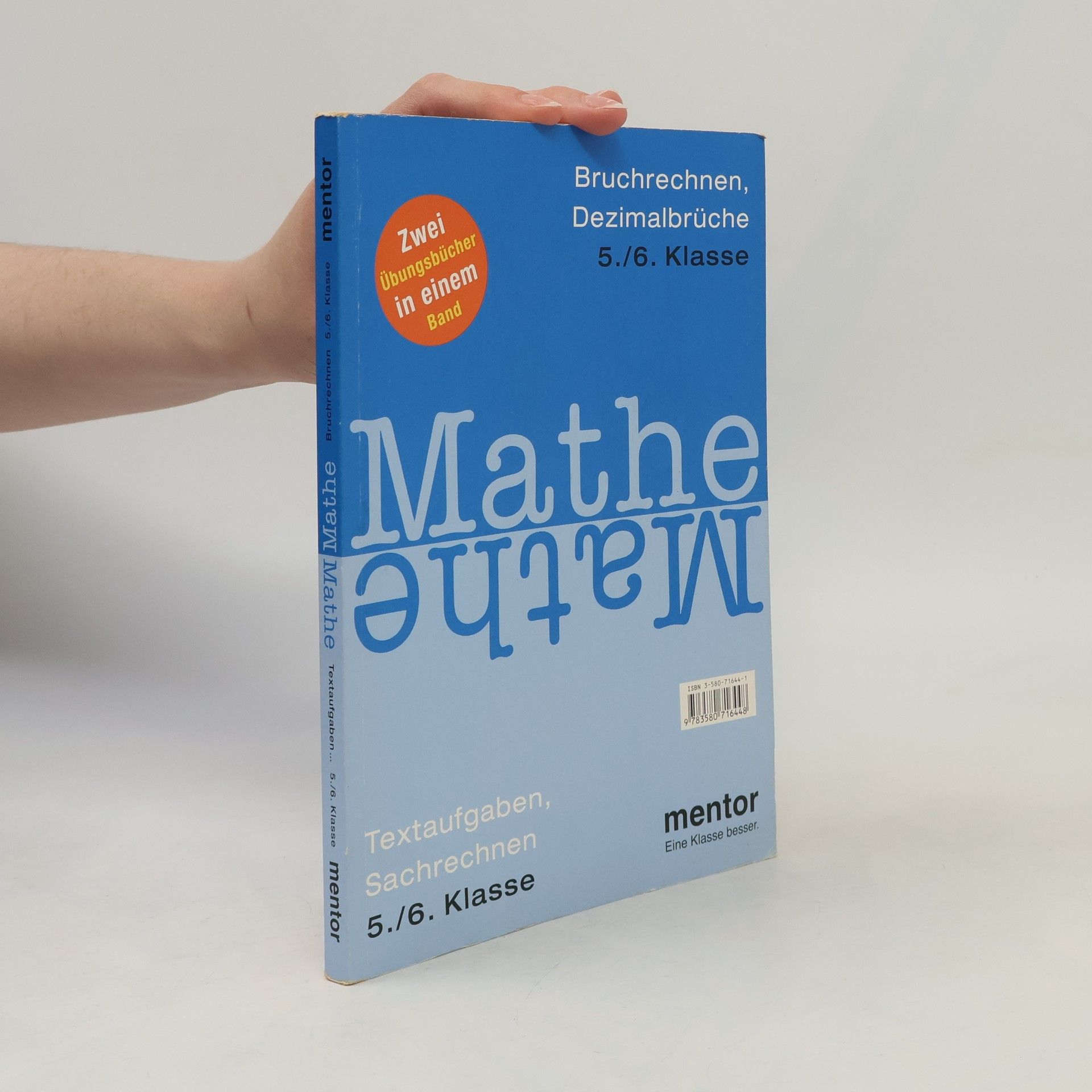 Autores varios Mathe - Übungsbuch für Textaufgaben, Sachrechnen, Bruchrechnen, Dezimalbrüche - 5./6. Klasse