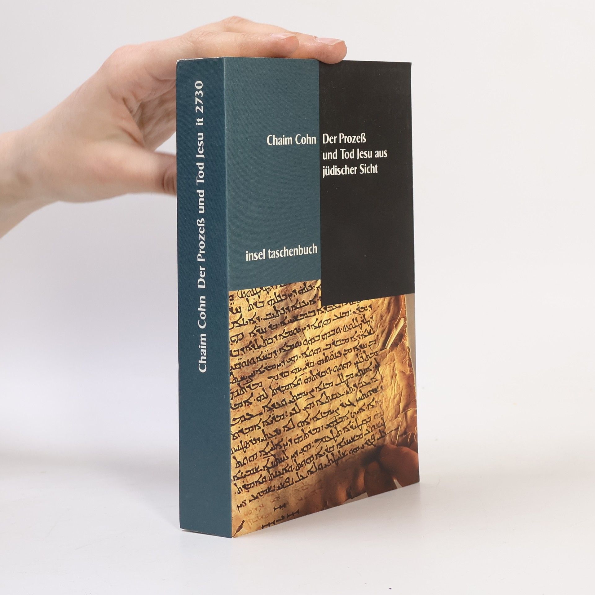 H. ayim Herman Kohen Der Prozeß und Tod Jesu aus jüdischer Sicht