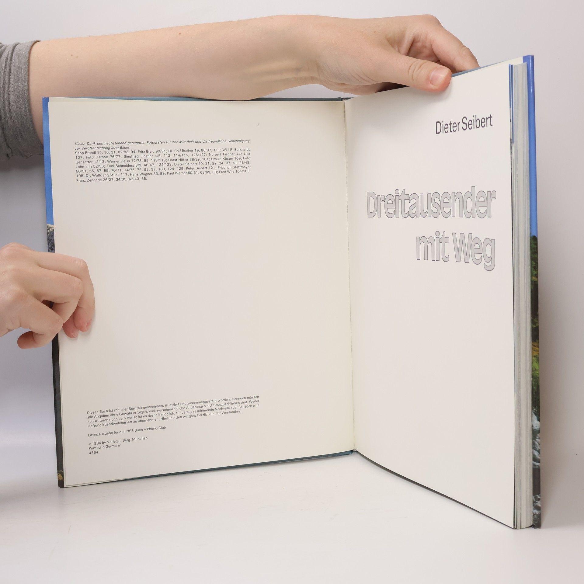 Dieter Seibert Dreitausender mit Weg
