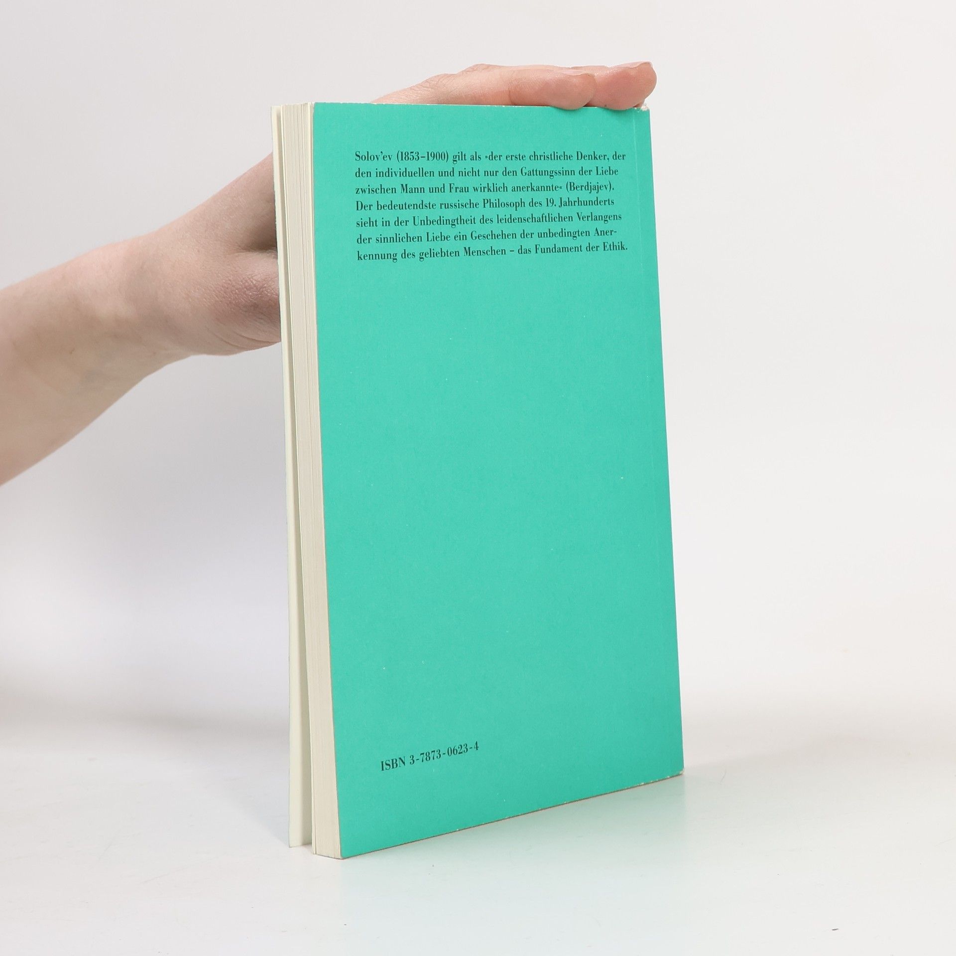 Wladimir Sergejewitsch Solowjow Philosophische Bibliothek: Der Sinn der Liebe