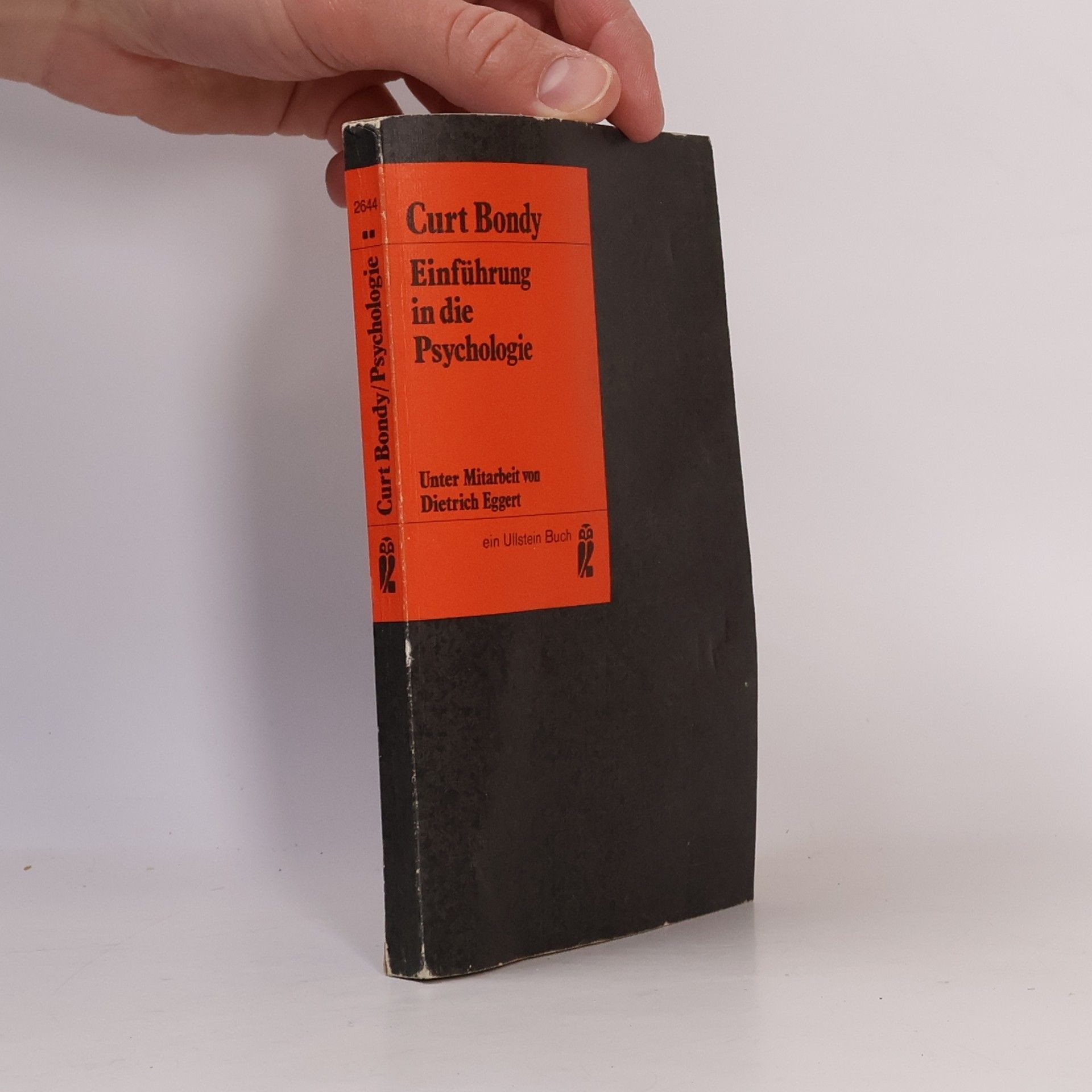 Curt Bondy Einführung in die Psychologie