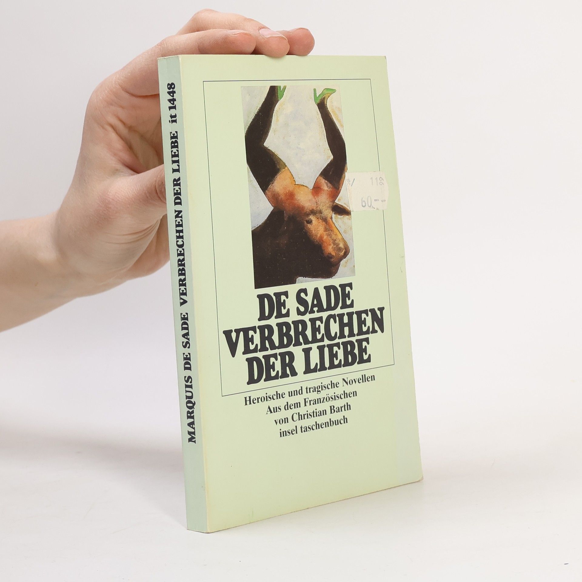 Verbrechen der Liebe. Heroische und tragische Novellen. Aus d. Franz. u. m. e. Nachw. v. Christian Barth
