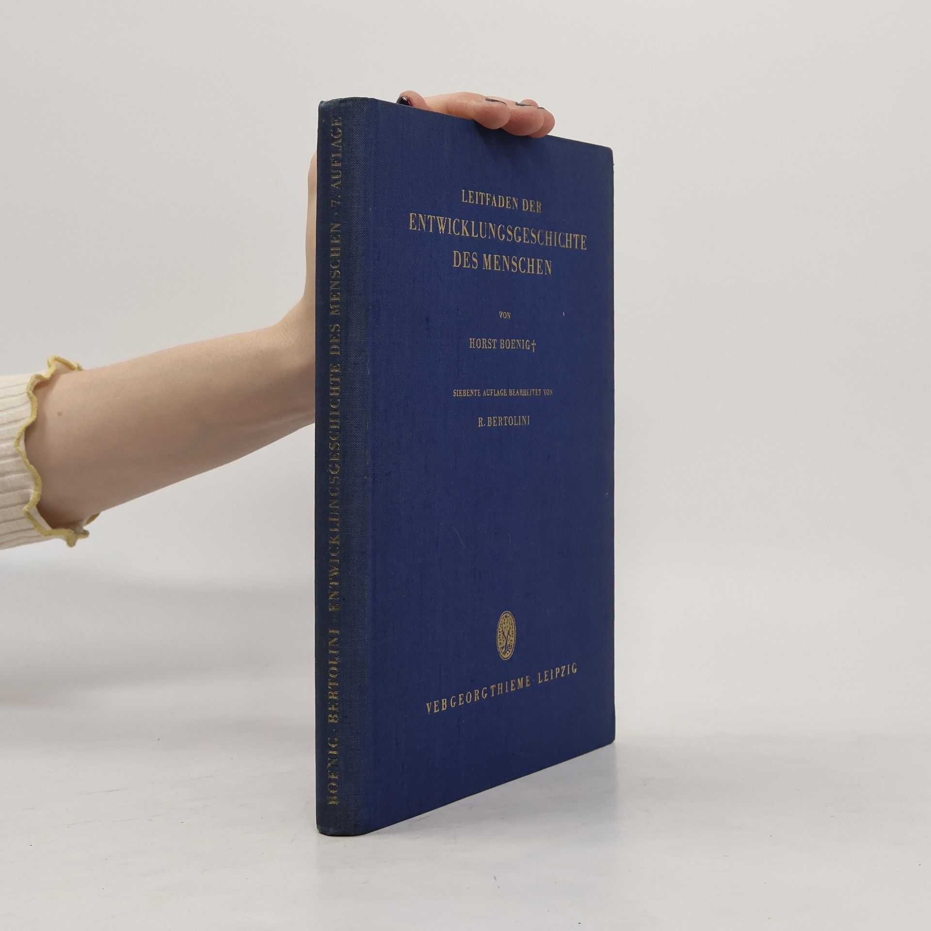 Horst Boenig Leitfaden der Entwicklungsgeschichte des Menschen