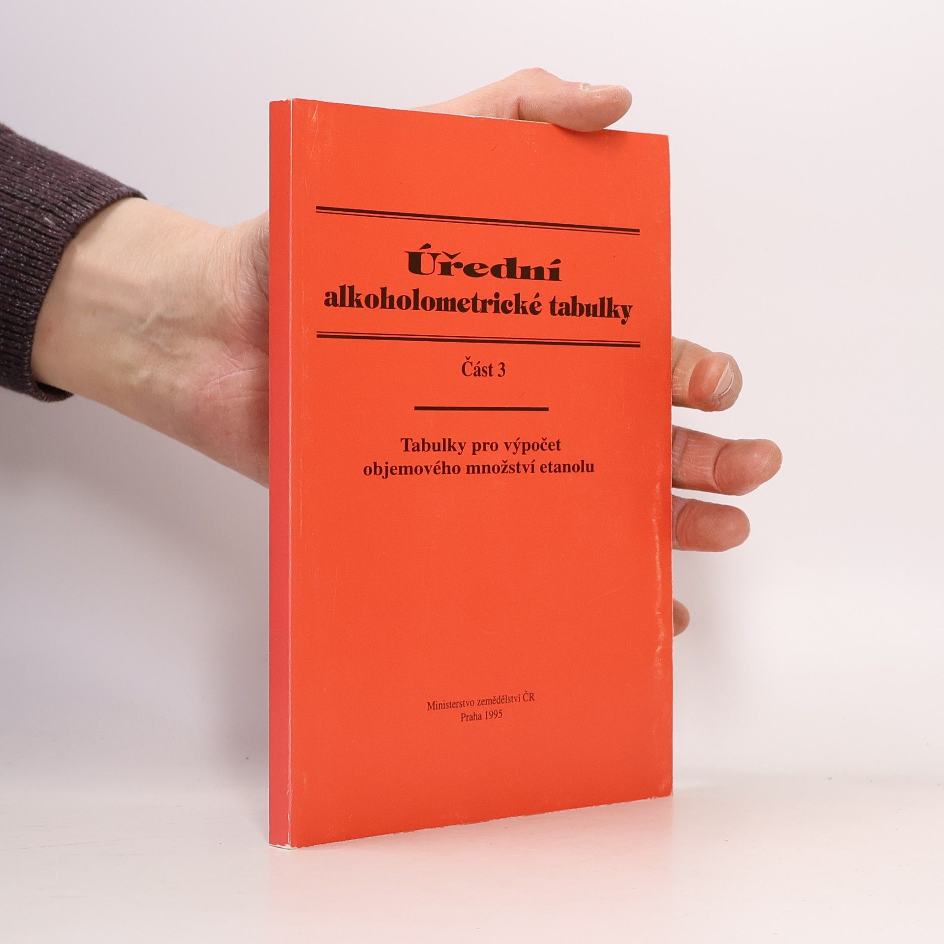 Autorenkollektiv Úřední alkoholometrické tabulky