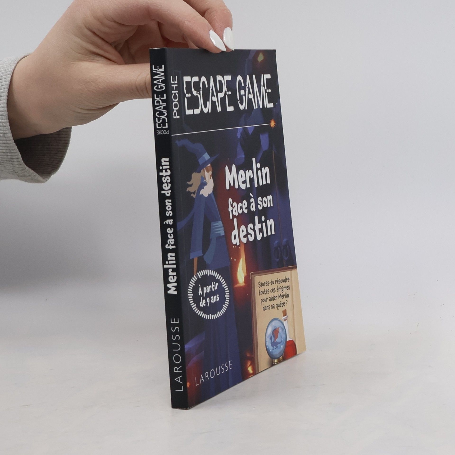 Valérie Cluzel Escape Game Poche: Merlin face à son destin