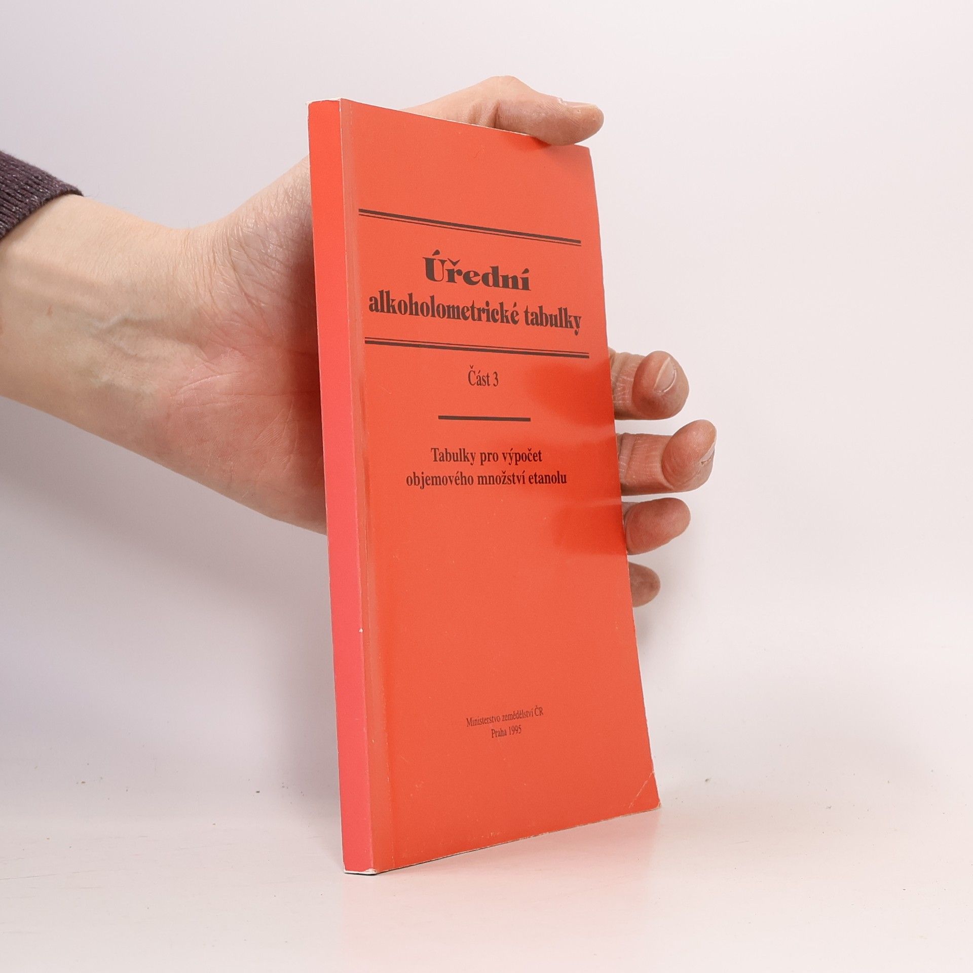 Autores varios Úřední alkoholometrické tabulky