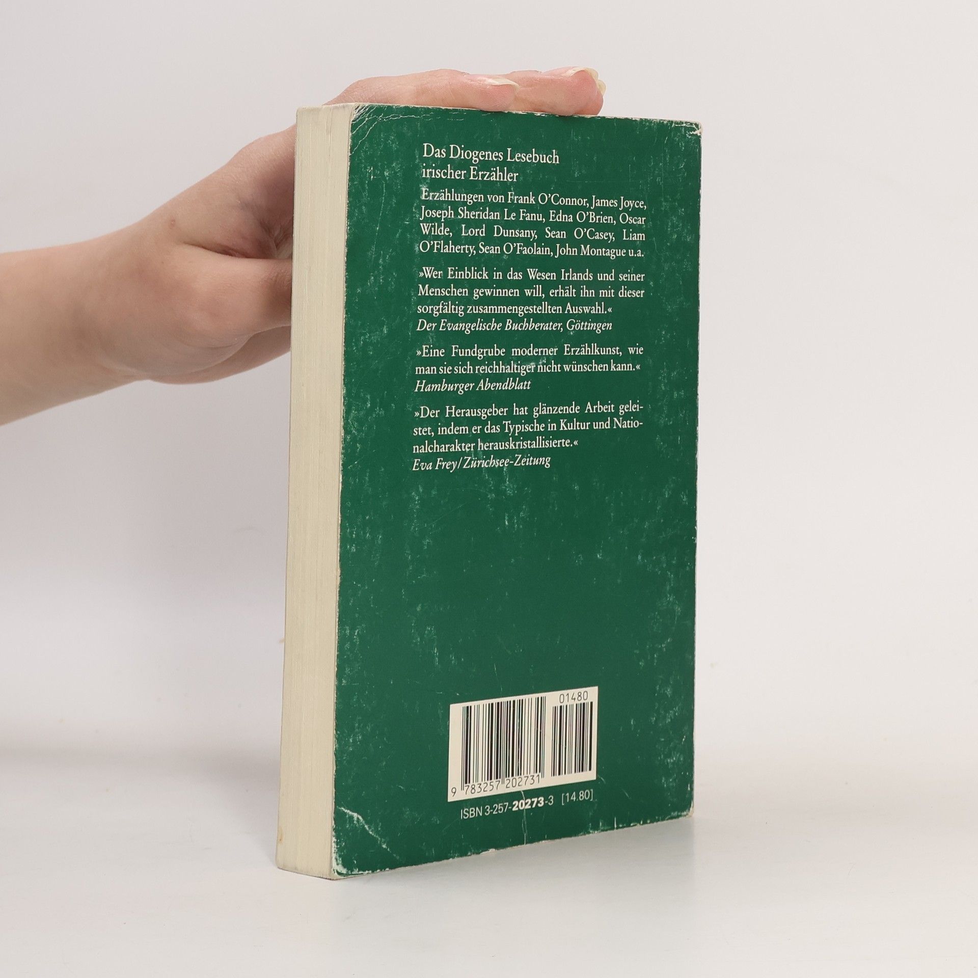 Gerd Haffmans Das Diogenes Lesebuch irischer Erzähler