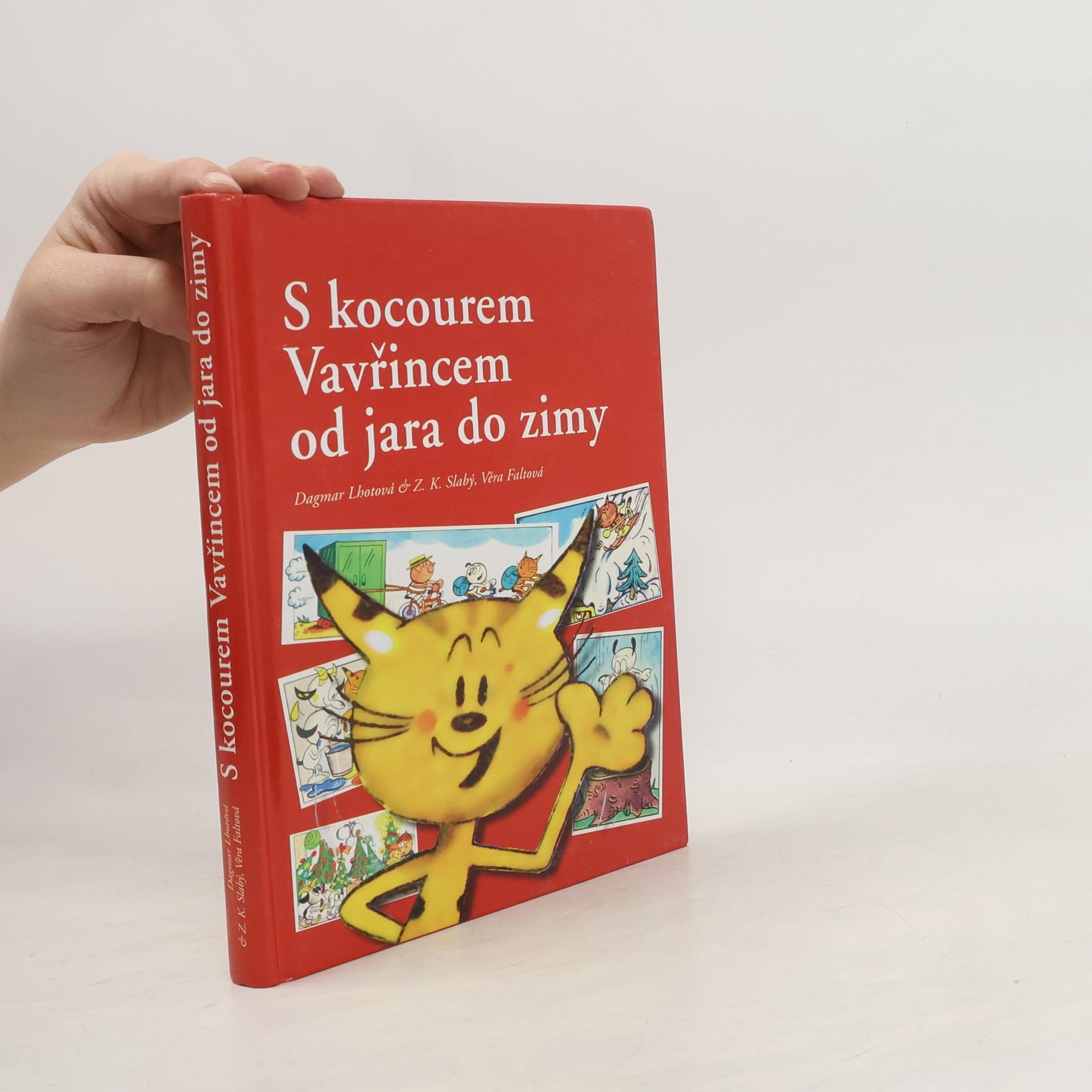 Dagmar Lhotová S kocourem Vavřincem od jara do zimy