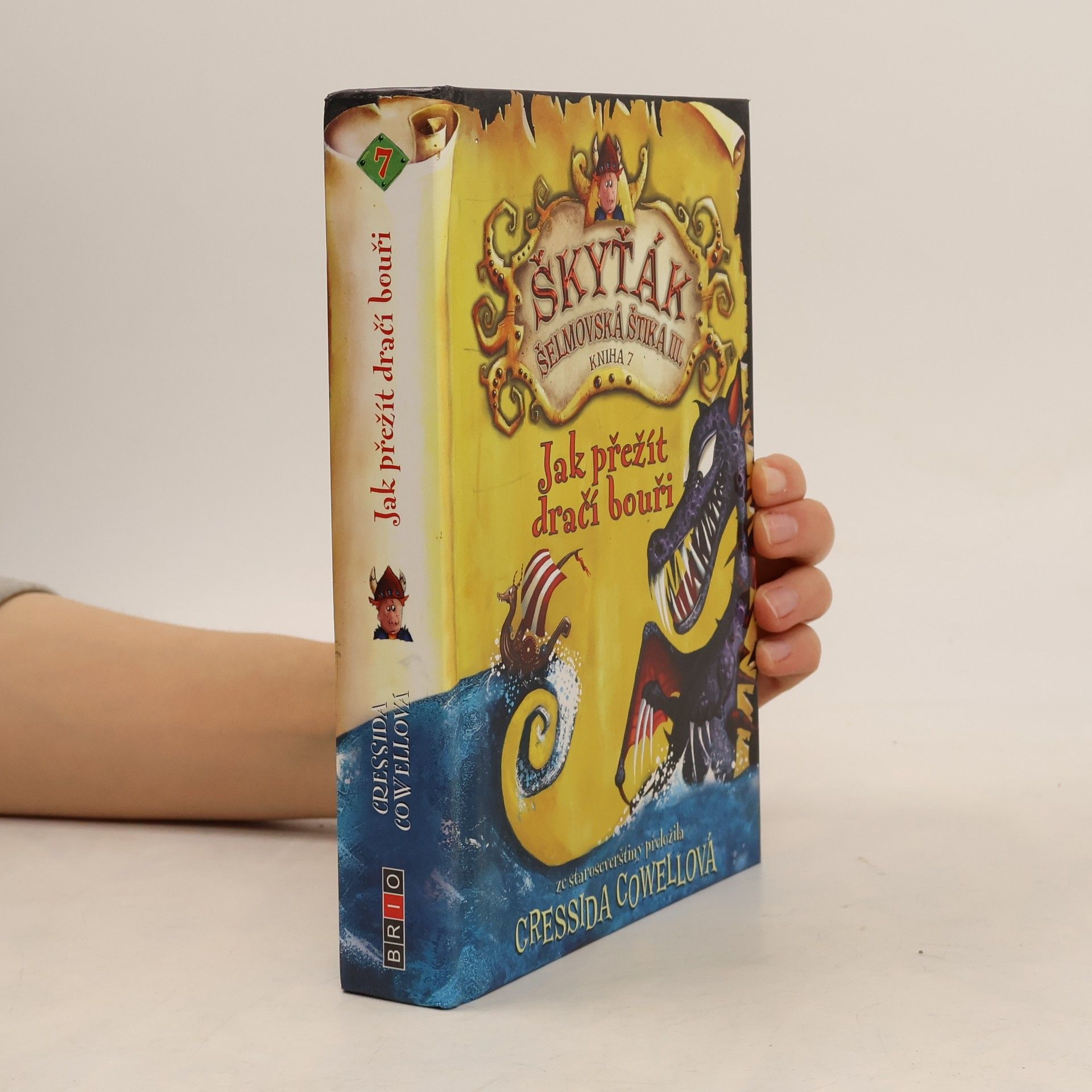 Cressida Cowell Škyťák Šelmovská Štika III. Kniha 7. Jak přežít dračí bouři