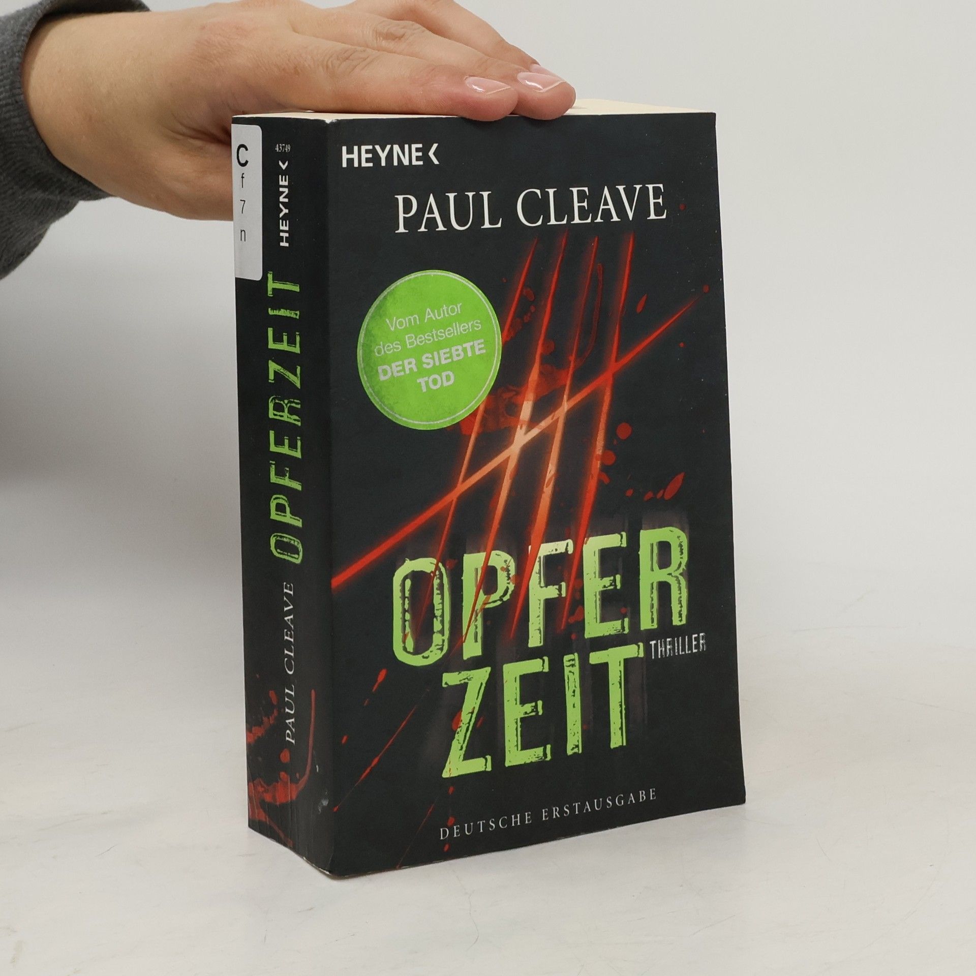 Paul Cleave Opferzeit