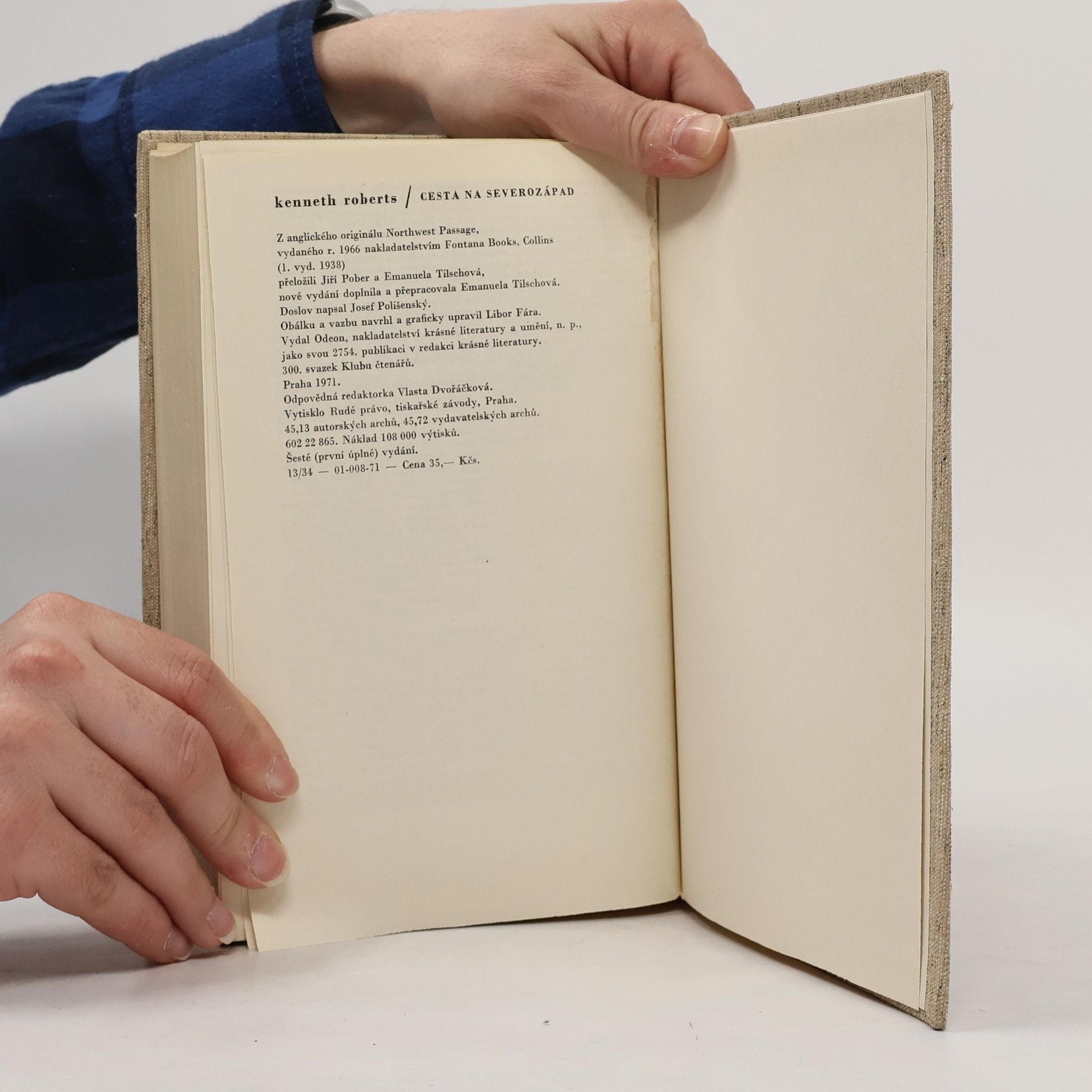 Kenneth Roberts Cesta na severozápad