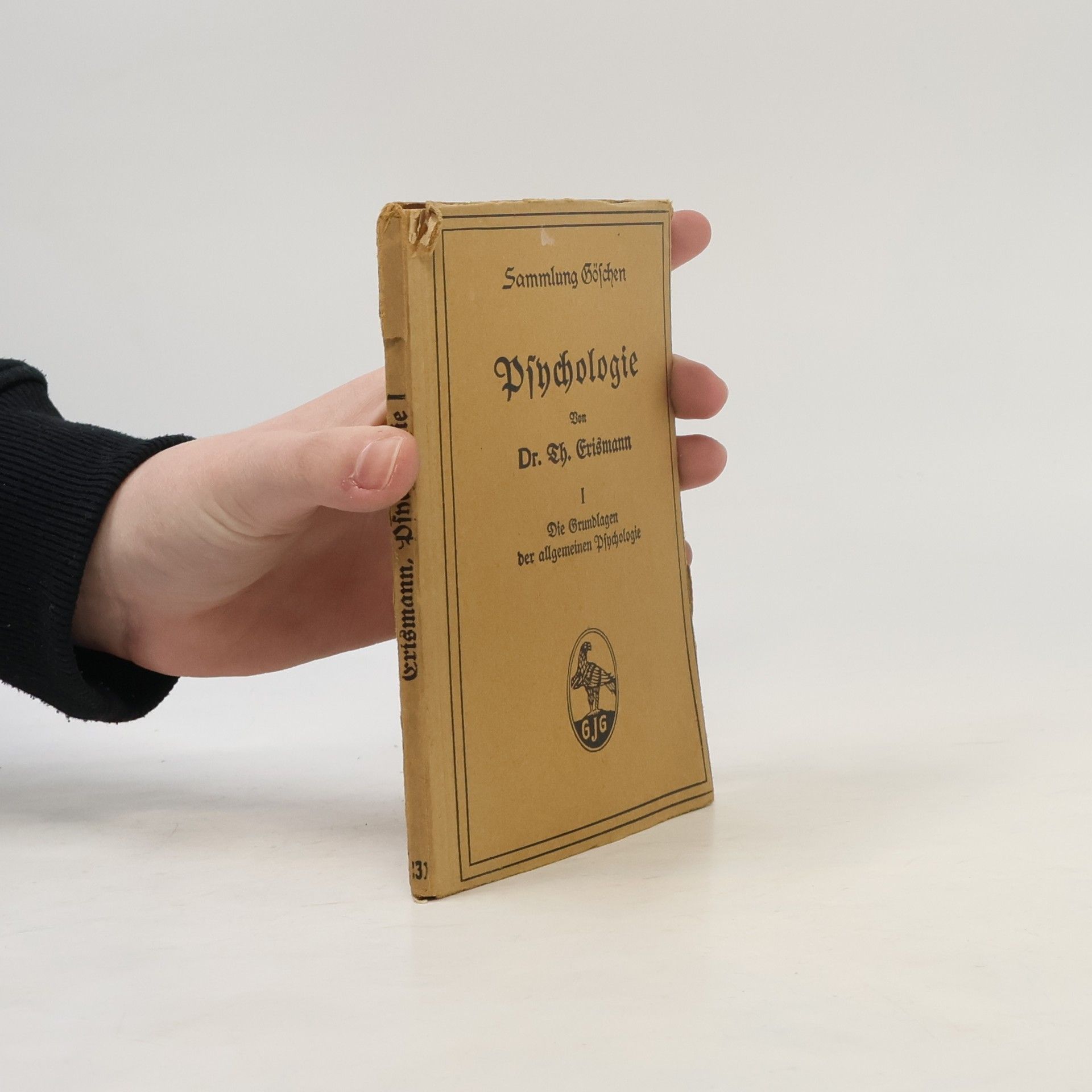 Theodor H. Erismann Psychologie I