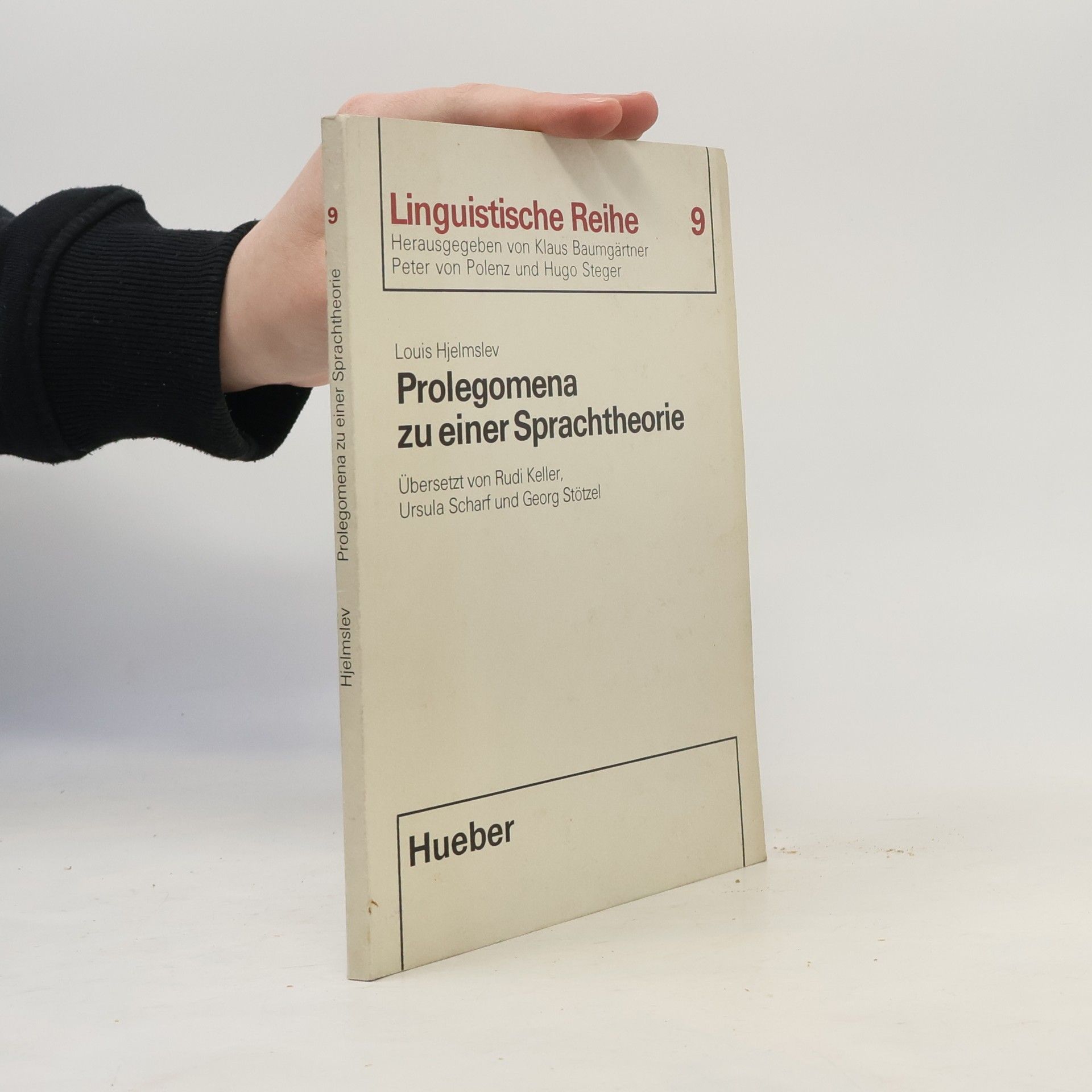 Linguistische Reihe - 9: Prolegomena zu einer Sprachtheorie