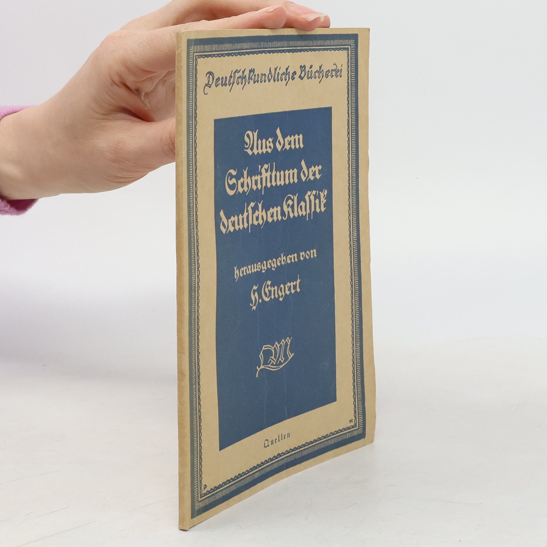 Horst Engert Aus dem Schrifttum der deutschen Klassik