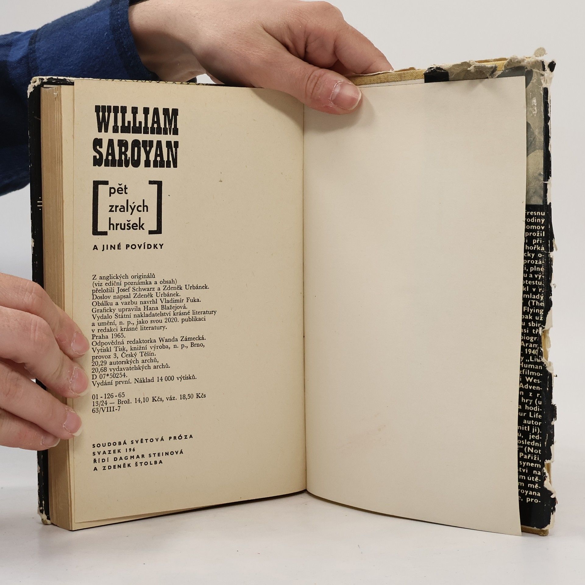 William Saroyan Pět zralých hrušek a jiné povídky