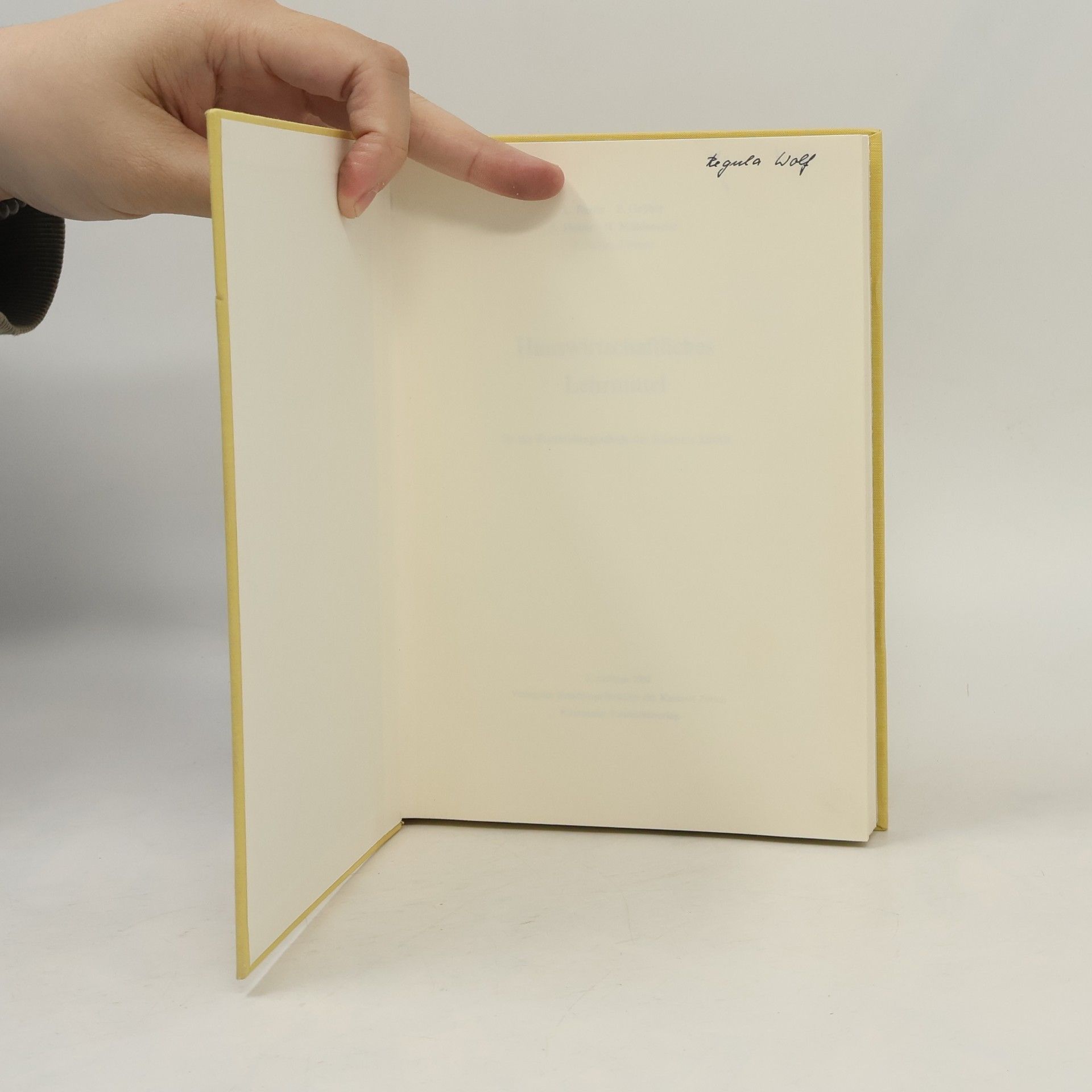 Autorenkollektiv Hauswirtschaftliches Lehrmittel