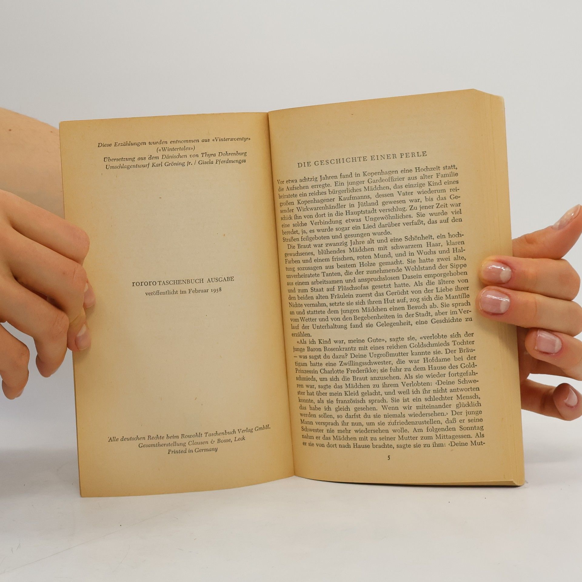 Karen Blixen Kamingeschichten