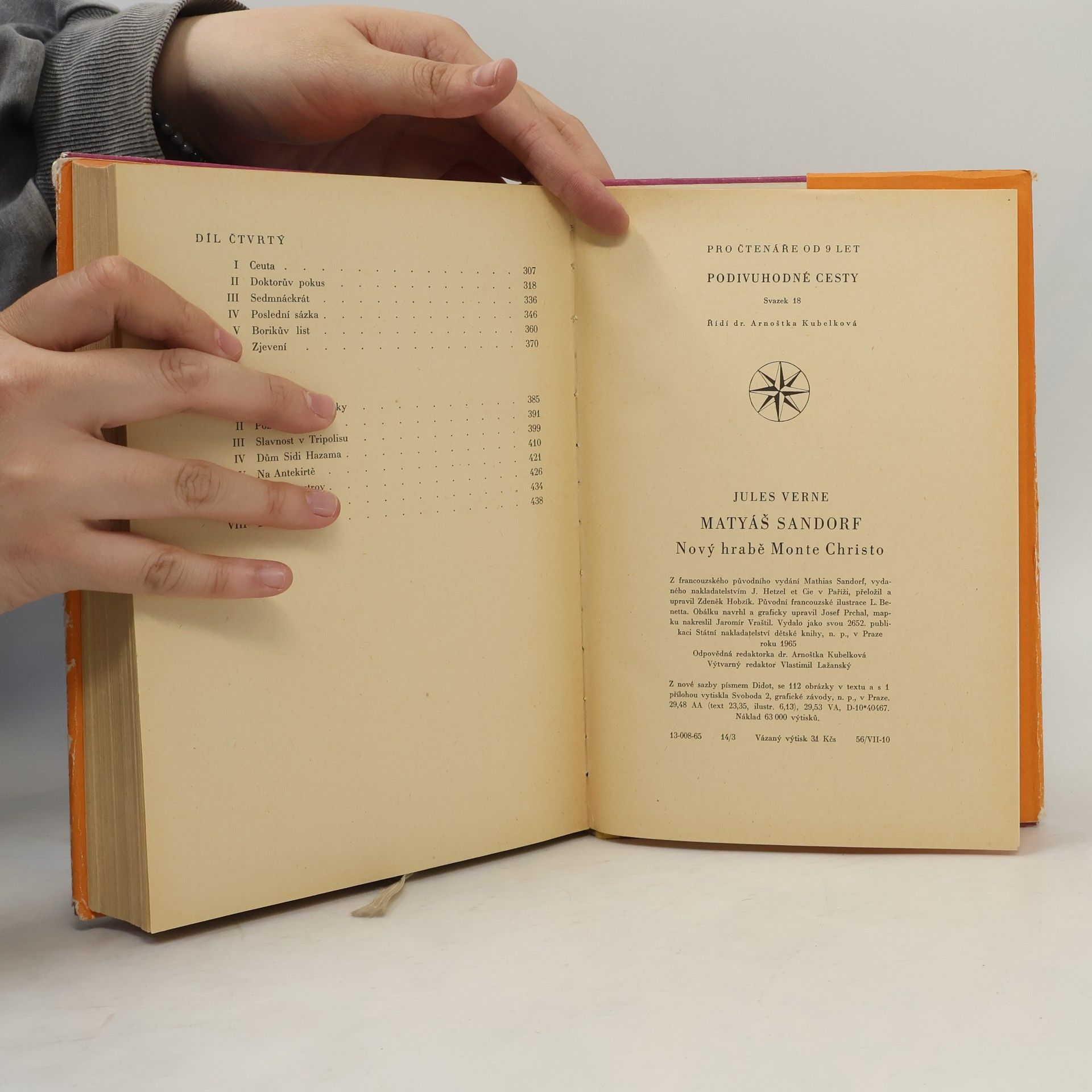 Jules Verne Matyáš Sandorf. Nový hrabě Monte Christo