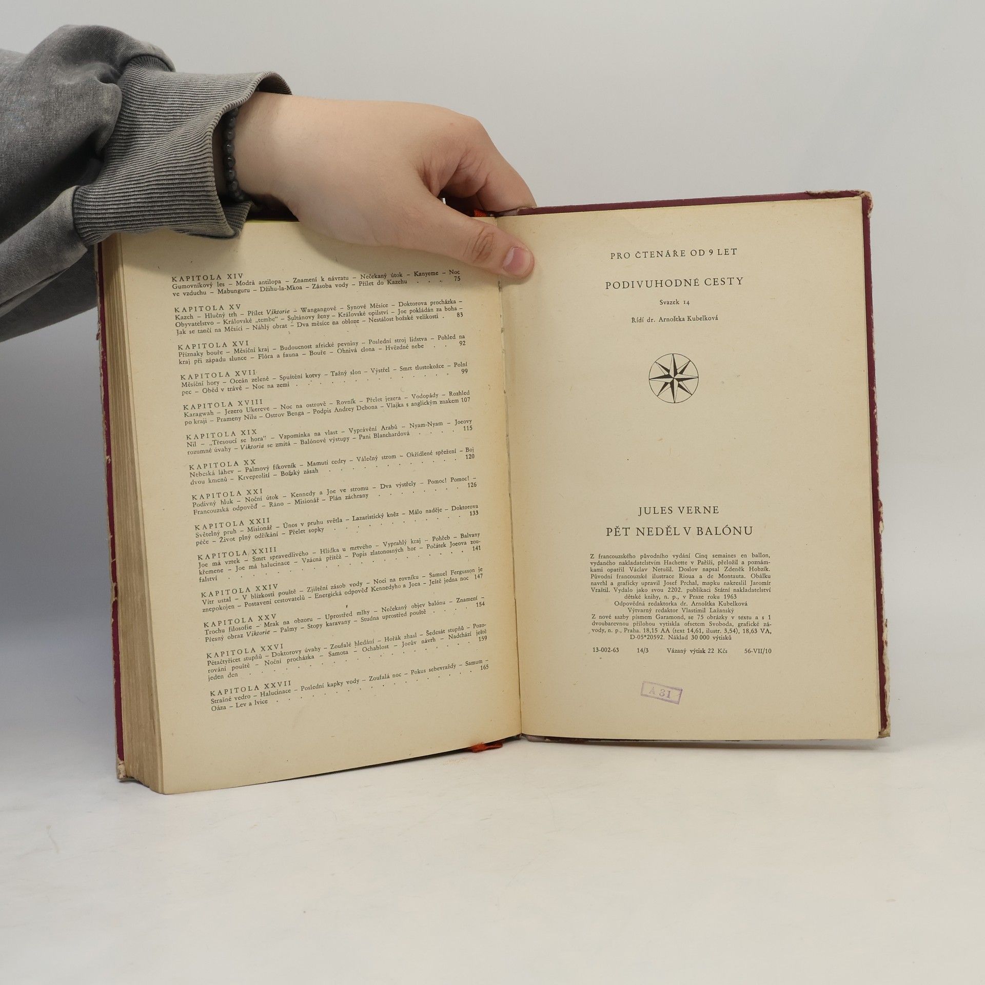 Jules Verne Pět neděl v balónu