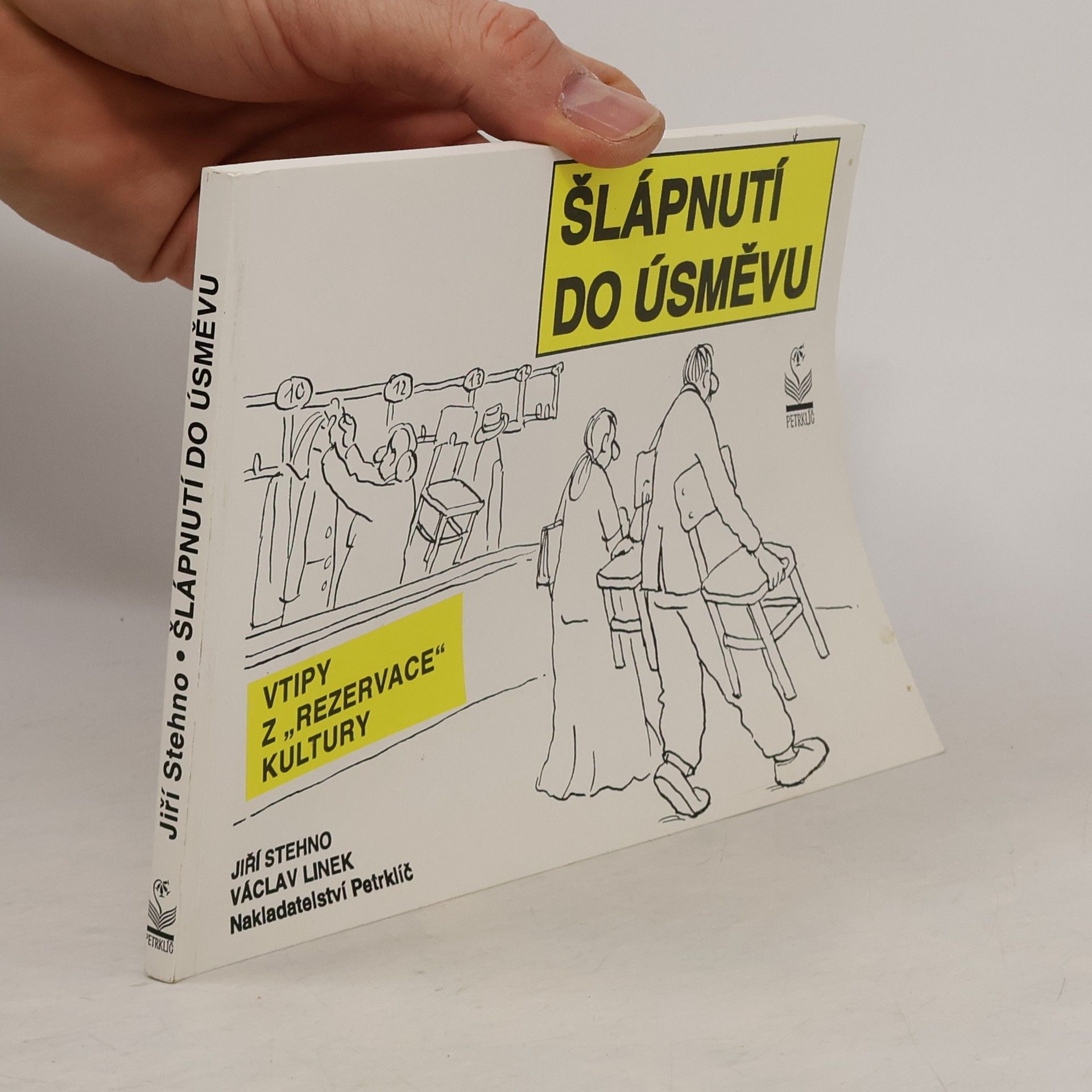 Václav Linek Šlápnutí do úsměvu : [vtipy z "rezervace" kultury