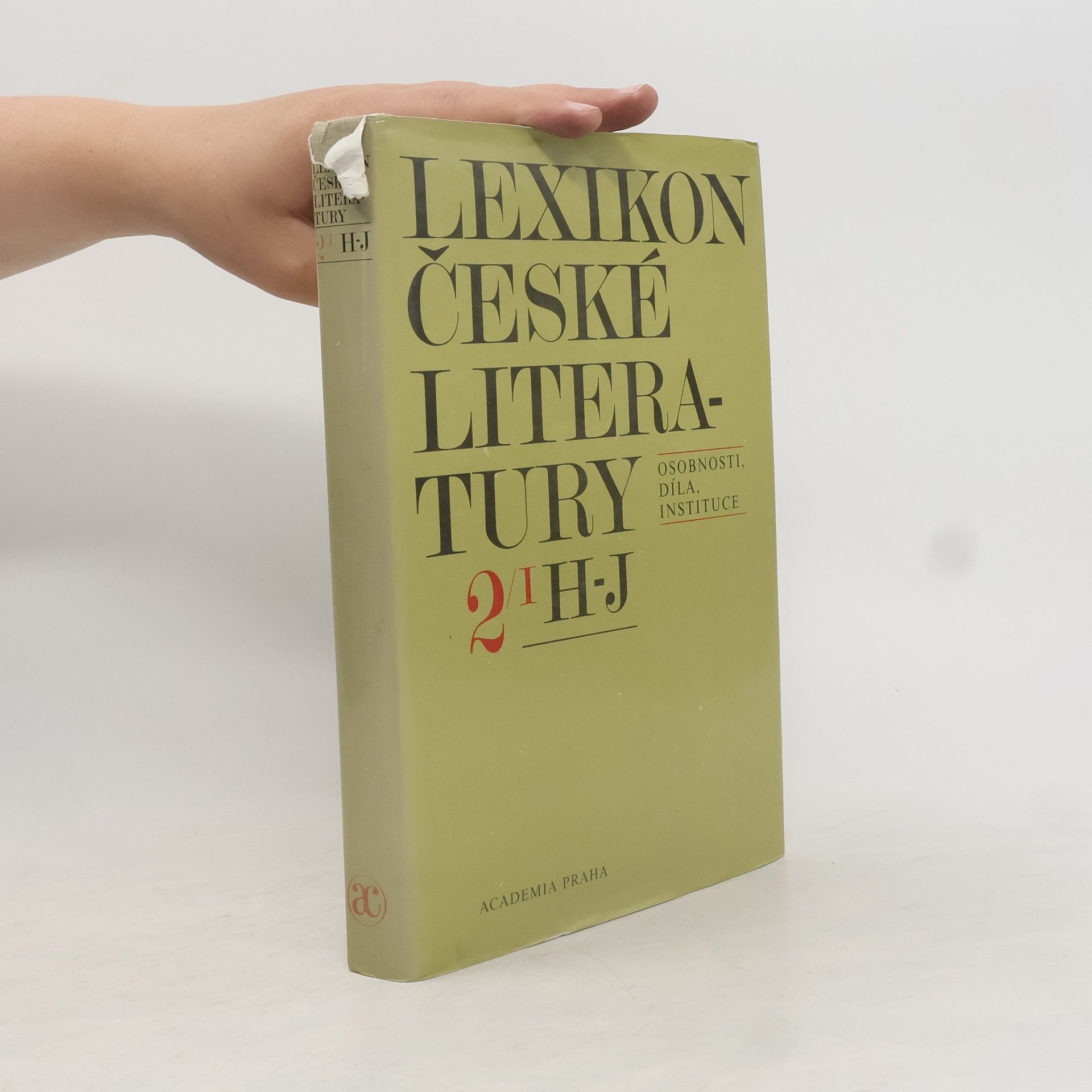 Jiří Opelík Lexikon české literatury. Osobnosti, díla, instituce. 2/I H-J