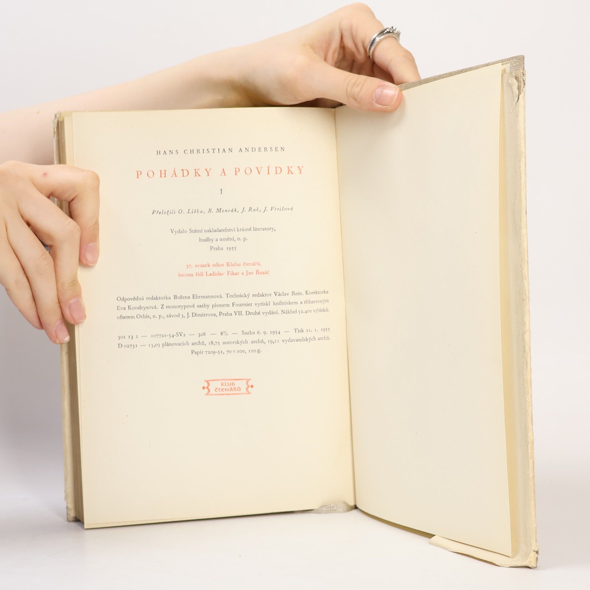 Hans Christian Andersen Pohádky a povídky I.