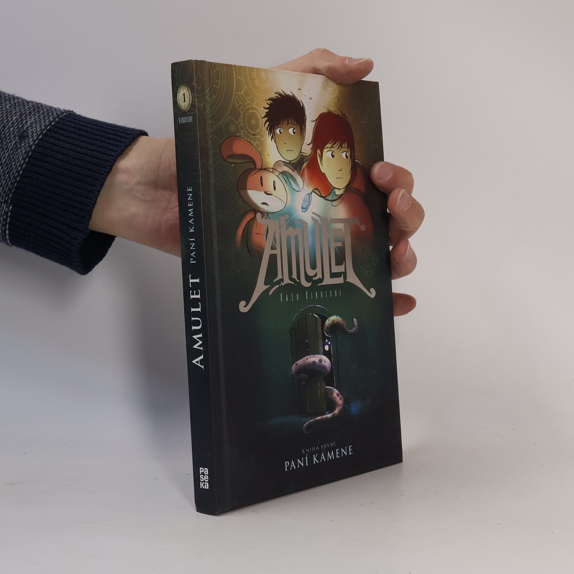 Kazu Kibuishi Paní kamene. Amulet. Kniha první