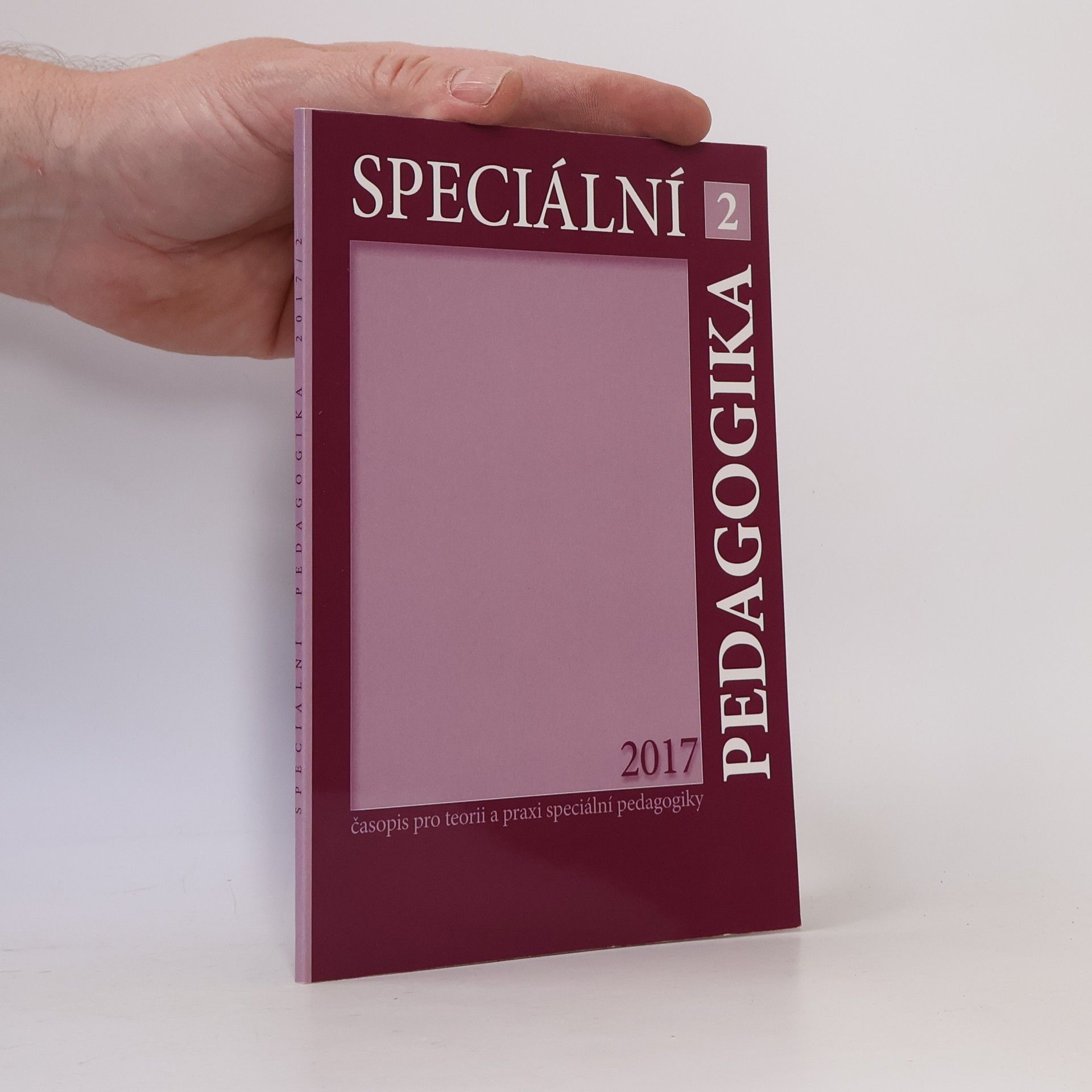 Kolektiv autorů Speciální pedagogika 2/2017