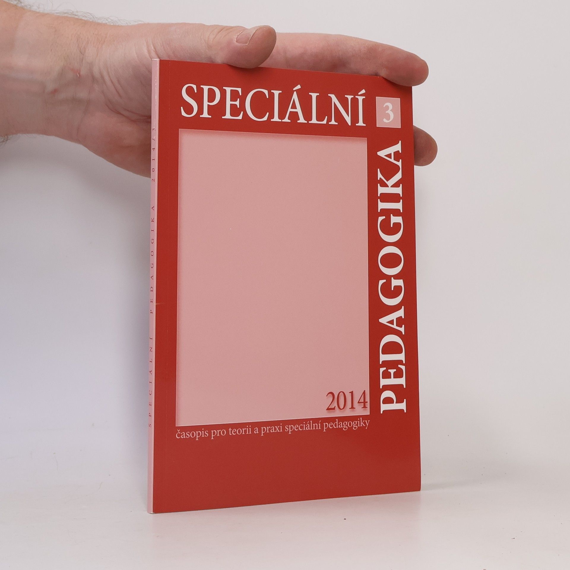 Autores varios Speciální pedagogika 3/2014