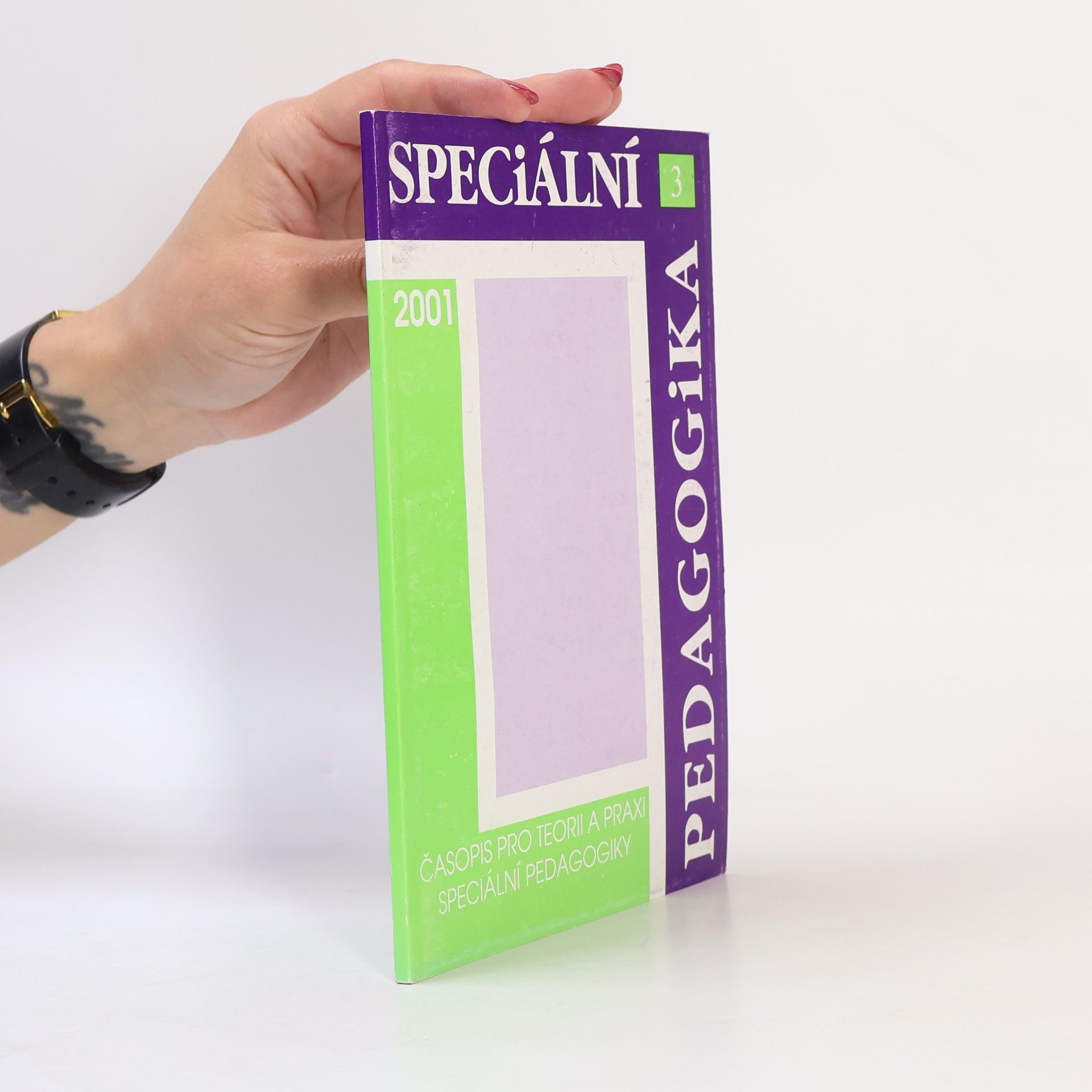 Kolektiv autorů Speciální pedagogika 3/2001