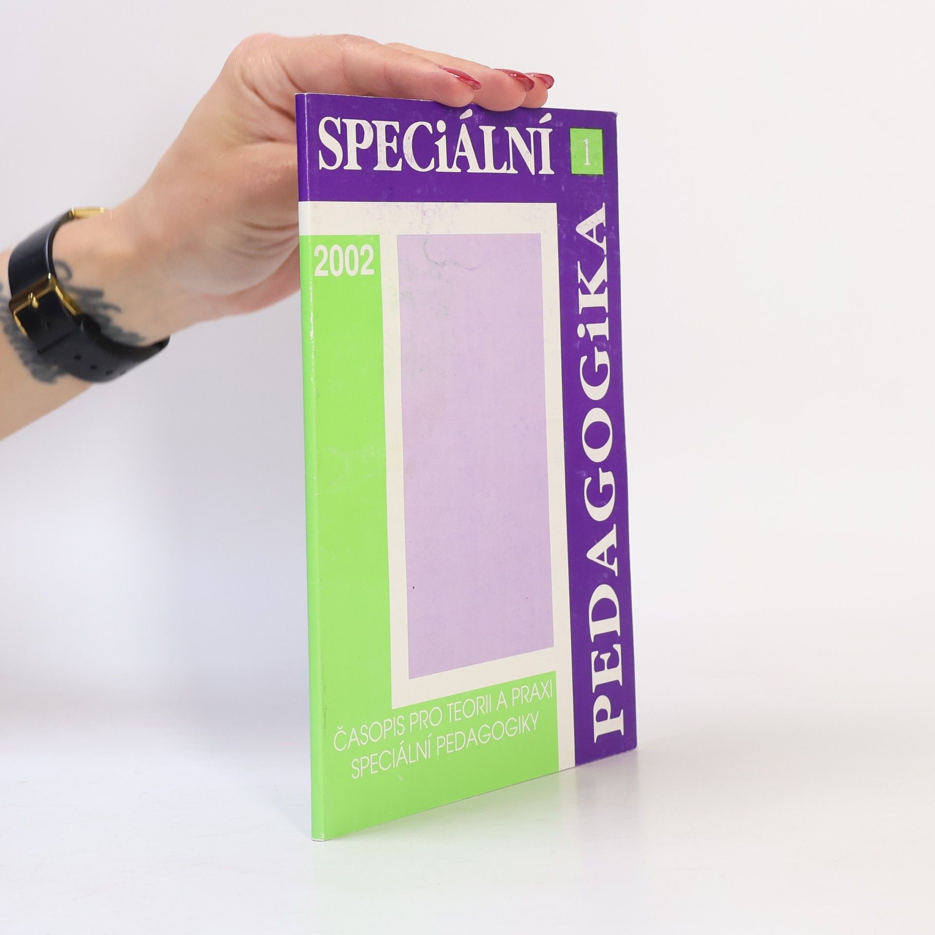 Kolektiv autorů Speciální pedagogika. Časopis pro teorii a praxi speciální pedagogiky, číslo 1.2002