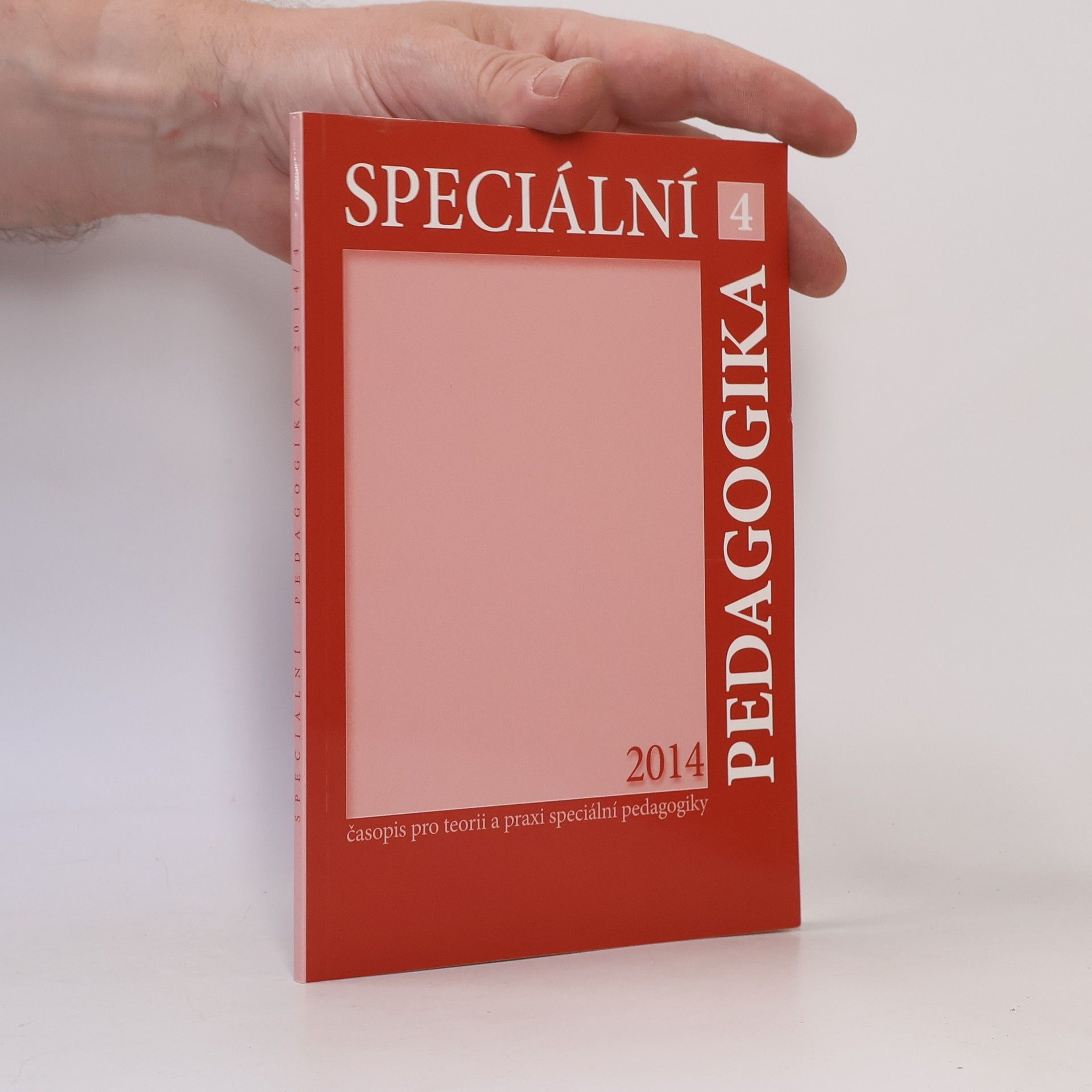 Autores varios Specialní pedagogika 4/2014