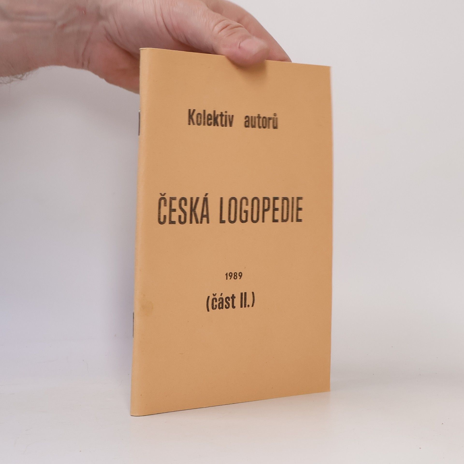 Kolektiv autorů Česká logopedie